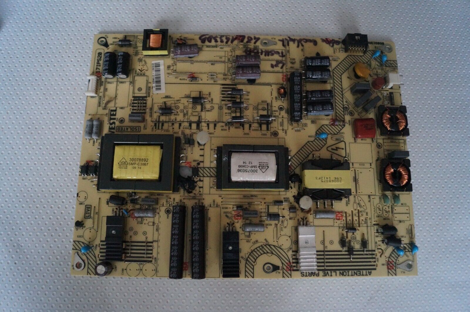 PSU POWER SUPPLY BOARD 17IPS20 23157811 FOR 48″ TOSHIBA 48L1433DB