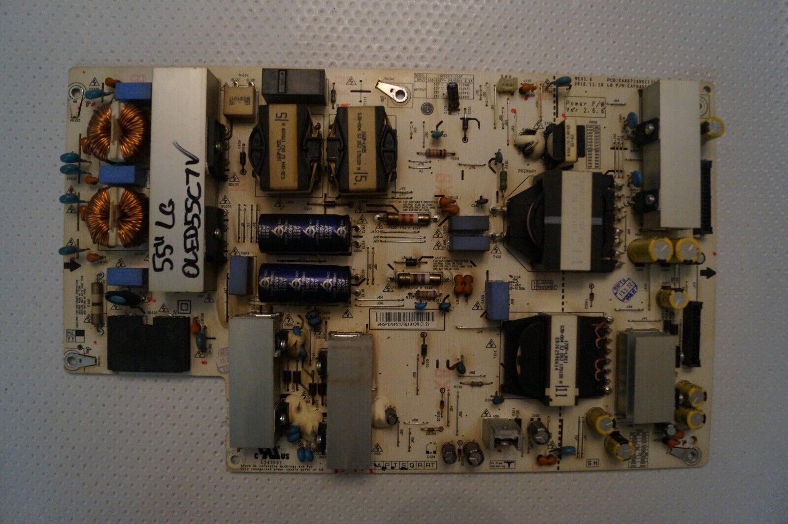 PSU POWER SUPPLY BOARD EAX67149611(1.6) EAY64510601 FOR 55″ LG OLED55C7V