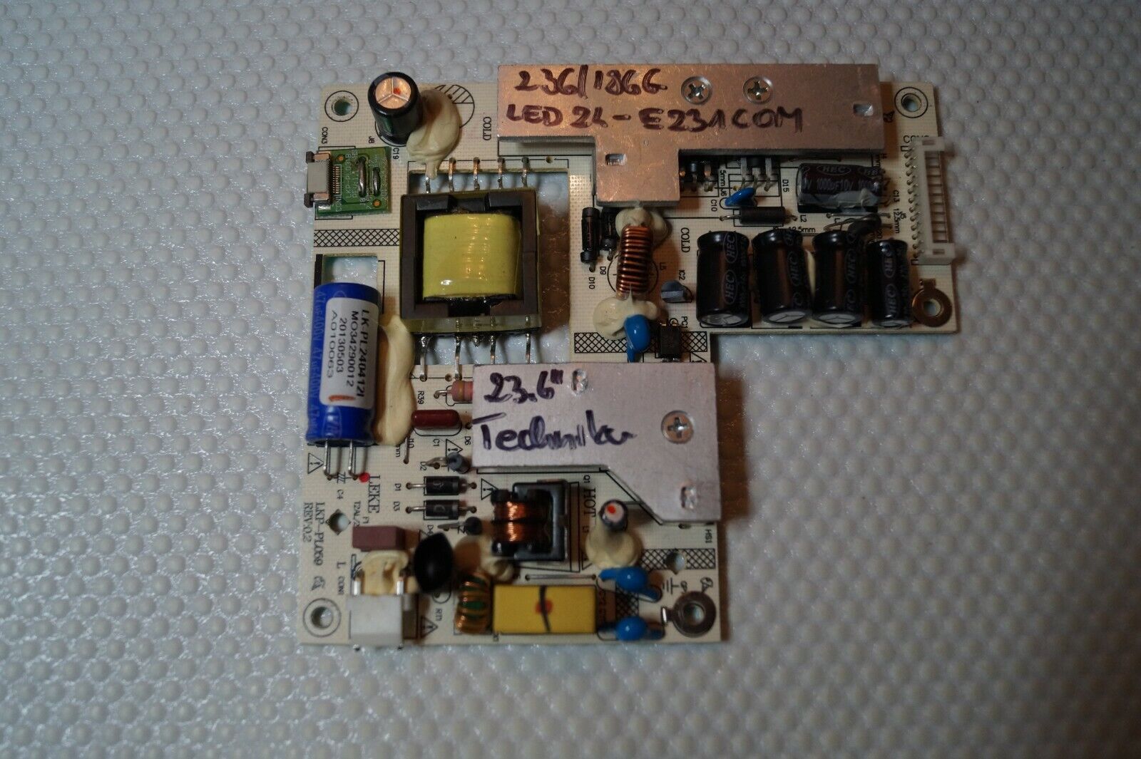 PSU POWER SUPPLY BOARD LKP-PL059 REV:0.2 LK-PL240412I TECHNIKA LED 24-E231COM TV