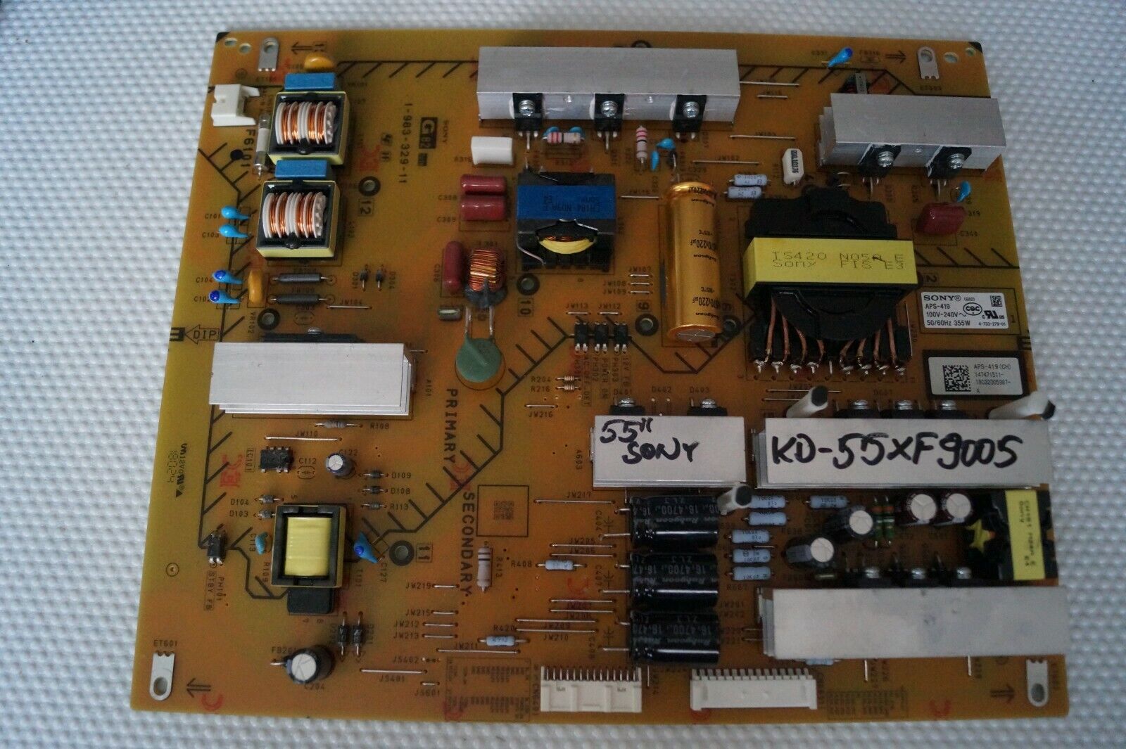 PSU POWER SUPPLY BOARD APS-419 1-983-329-11 FOR 55″ SONY KD-55XF9005 KD-55XG9505