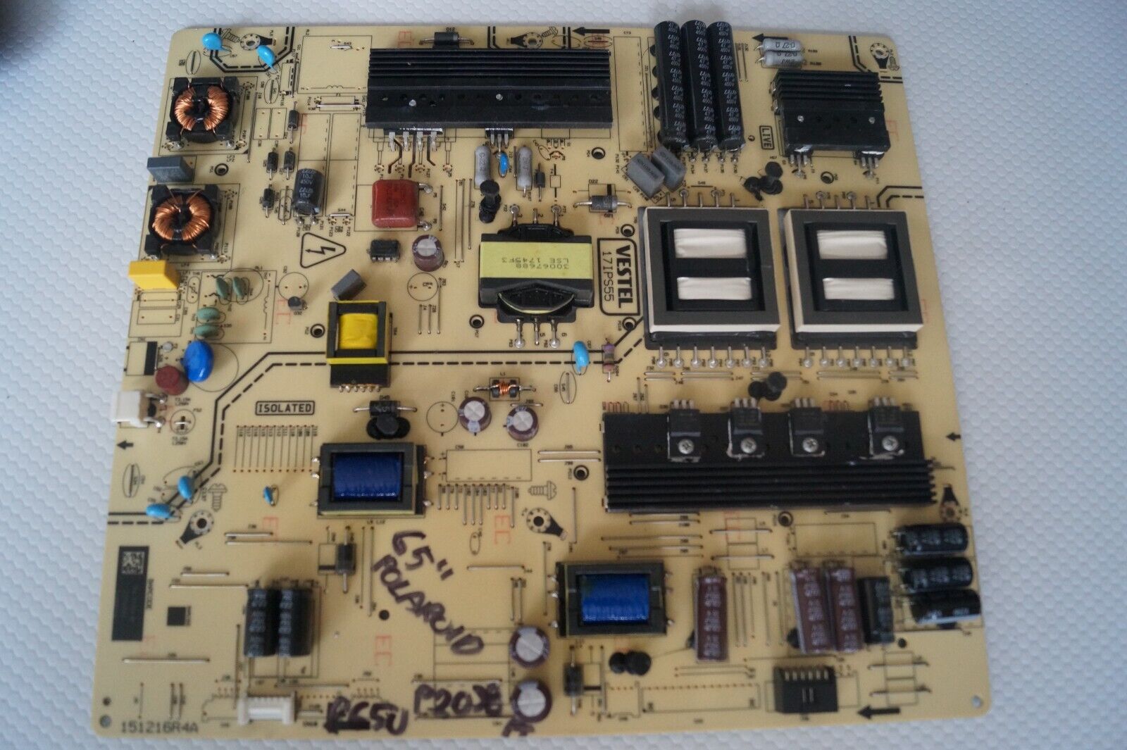 PSU POWER SUPPLY BOARD 17IPS55 23396951 FOR 65″ POLAROID P65UP2038A