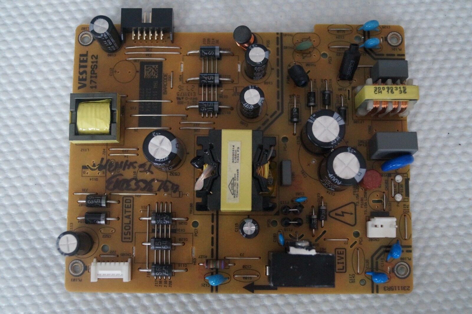 PSU POWER SUPPLY BOARD 17IPS12 23821584 FOR 43″ TOSHIBA 43L3653DB LED TV