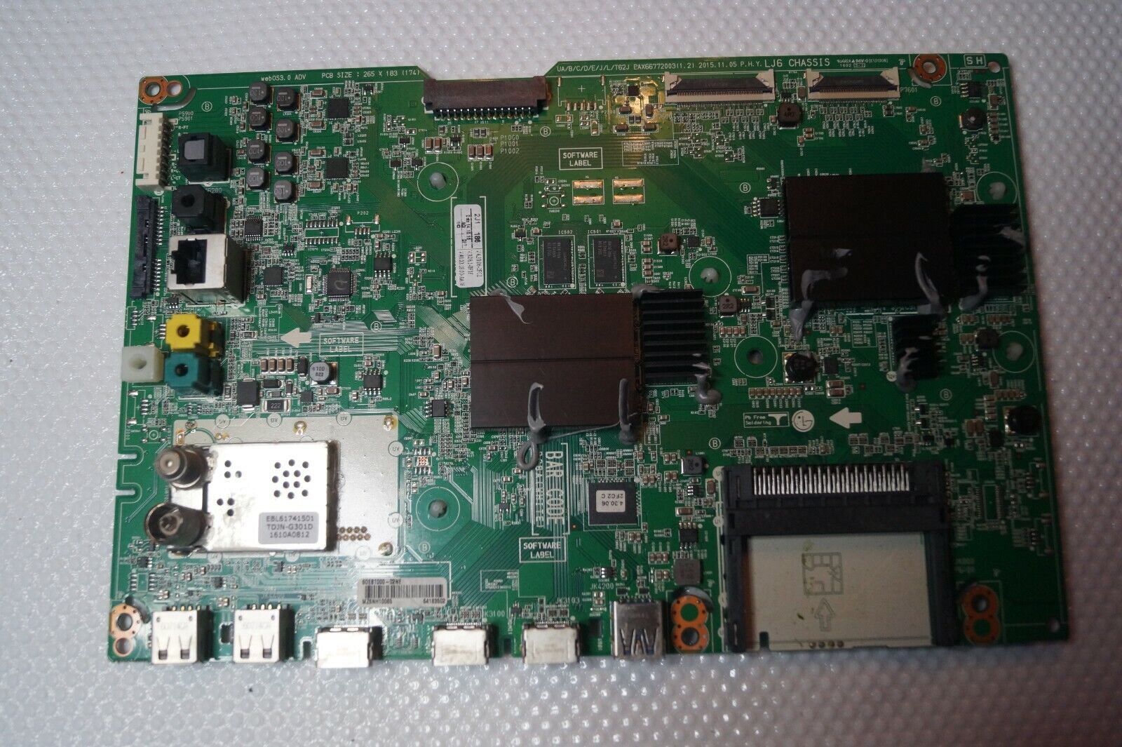 MAIN BOARD EAX66772003(1.2) EBT64183502 FOR 60″ LG 60UH850V TV, LC600EQF DJ F1