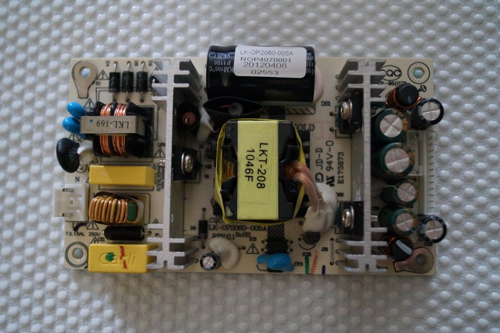 PSU POWER SUPPLY BOARD LK-0P2060-005A, FOR 18.5″ 185/55G LCD19-229 LCD TV