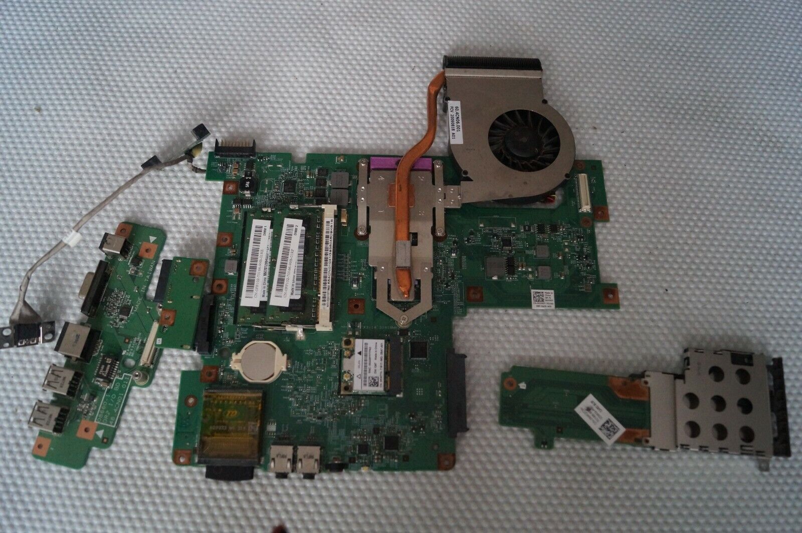 MOTHERBOARD 0G590T INTEL T4200 GENUINE FOR DELL INSPIRON 1750 LAPTOP + EXTRAS