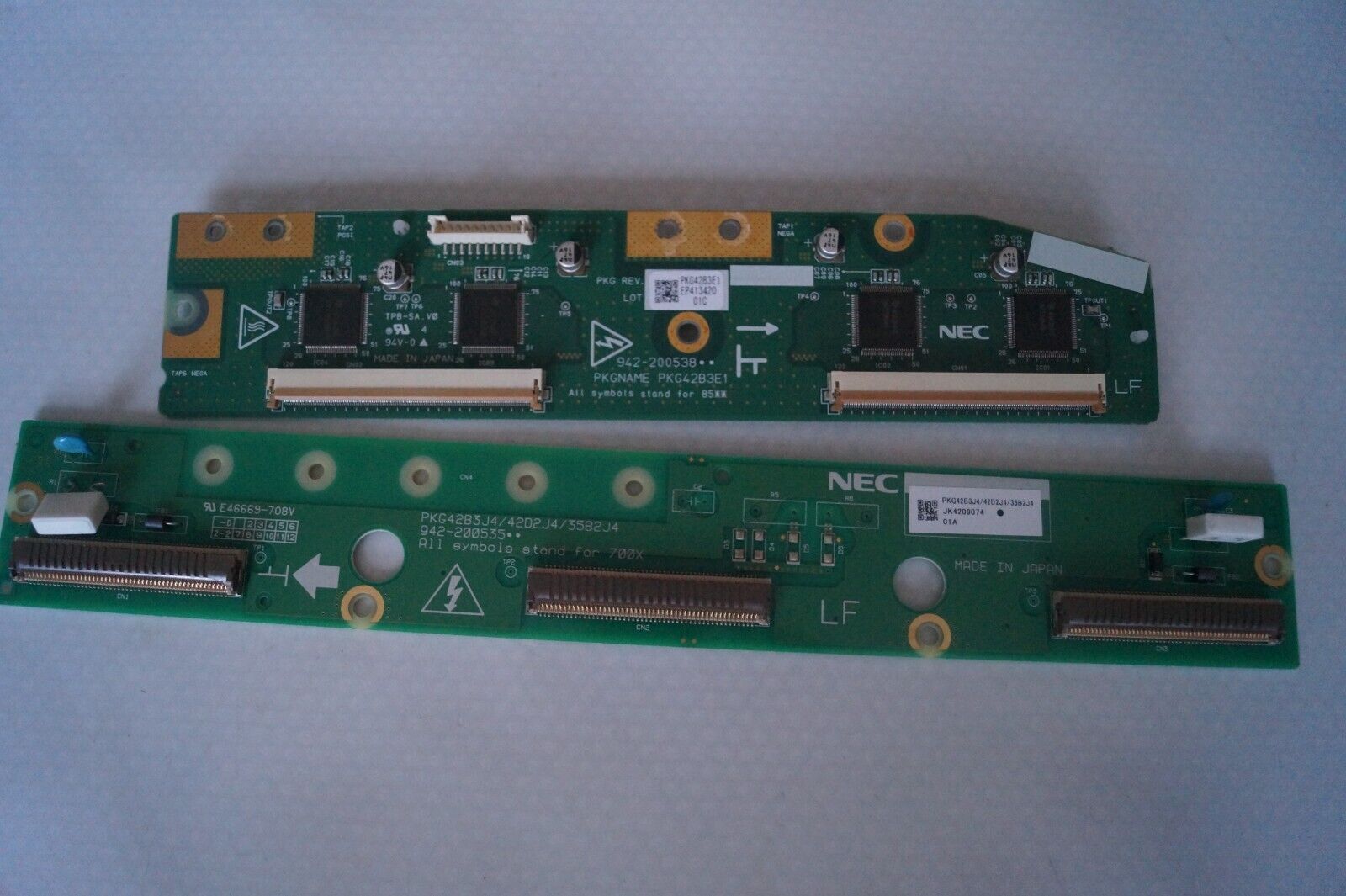 BUFFER BOARDS PKG42B3E1 PKG42B3J4  FOR 50″ NEC PLASMA MONITOR PX-42VP4DP-G