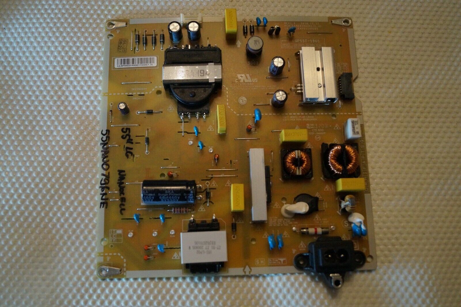 PSU POWER SUPPLY BOARD EAX68284301(1.6) EAY65149301 FOR 55″ LG 55NANO796NE TV