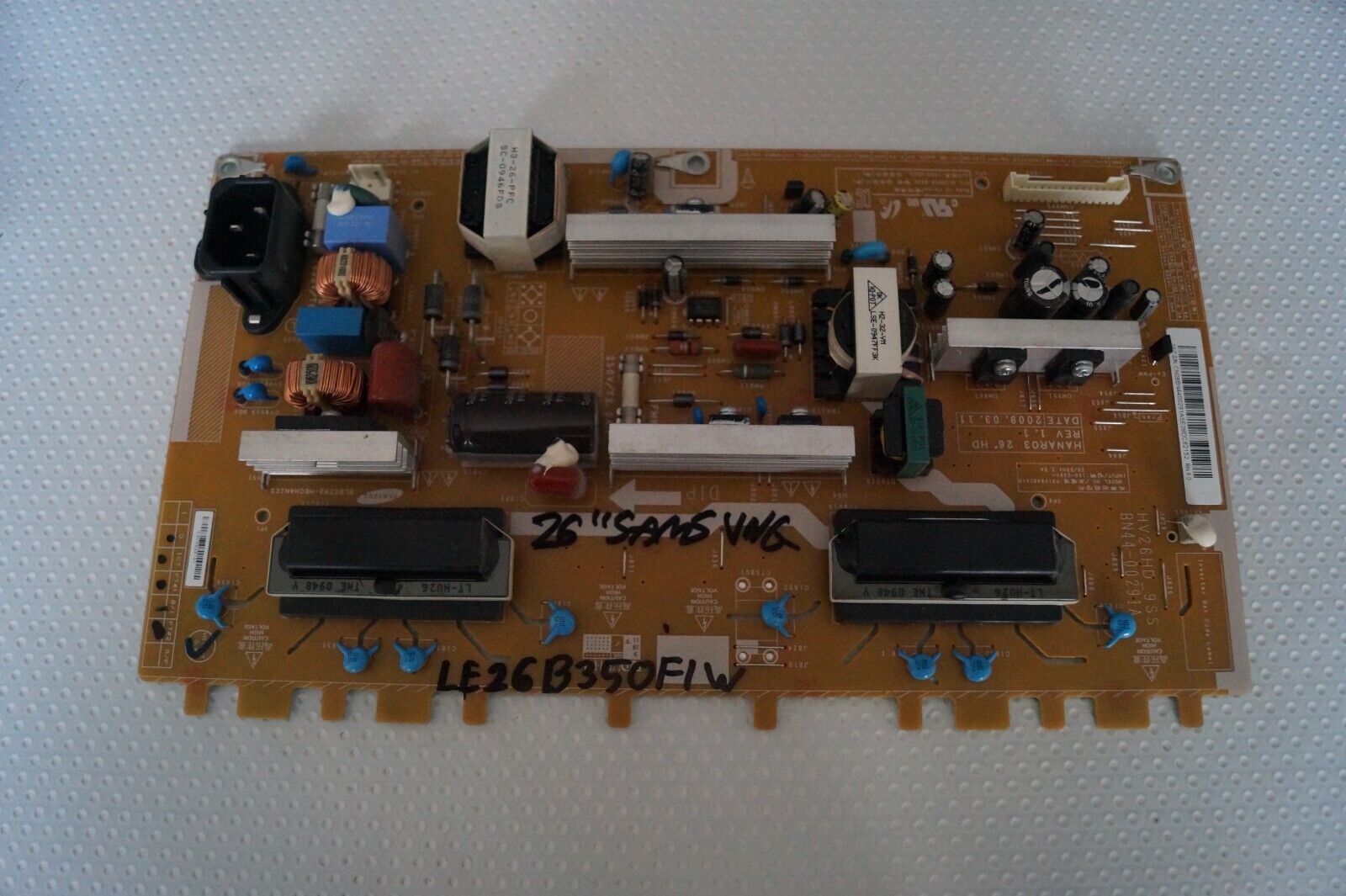 PSU POWER SUPPLY BOARD BN44-00291A FOR 26 ” SAMSUNG LE26B350F1W