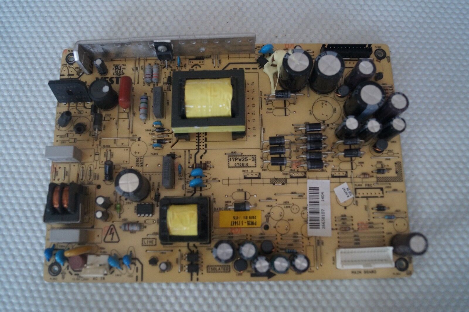 PSU POWER SUPPLY BOARD 17PW25-3 26638107 FOR 26″ ALBA LCD26ADVD LCD COMBO TV