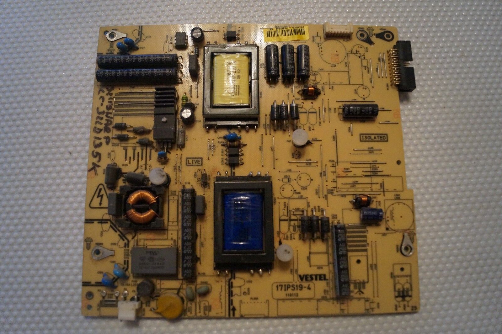 PSU POWER SUPPLY BOARD 17IPS19-4 23080625 FOR 32″ SHARP LC-32LD135K,  LTA320AP33