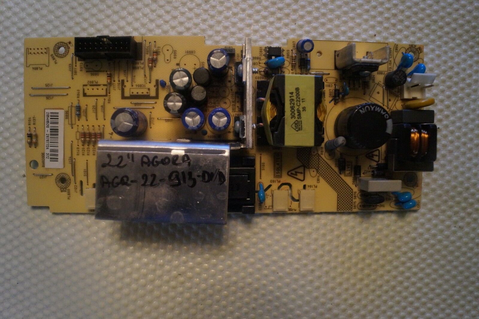 PSU POWER SUPPLY BOARD 17IPS17-4 26787724  FOR “22 AGORA AGR-22-913-DVD COMBO TV