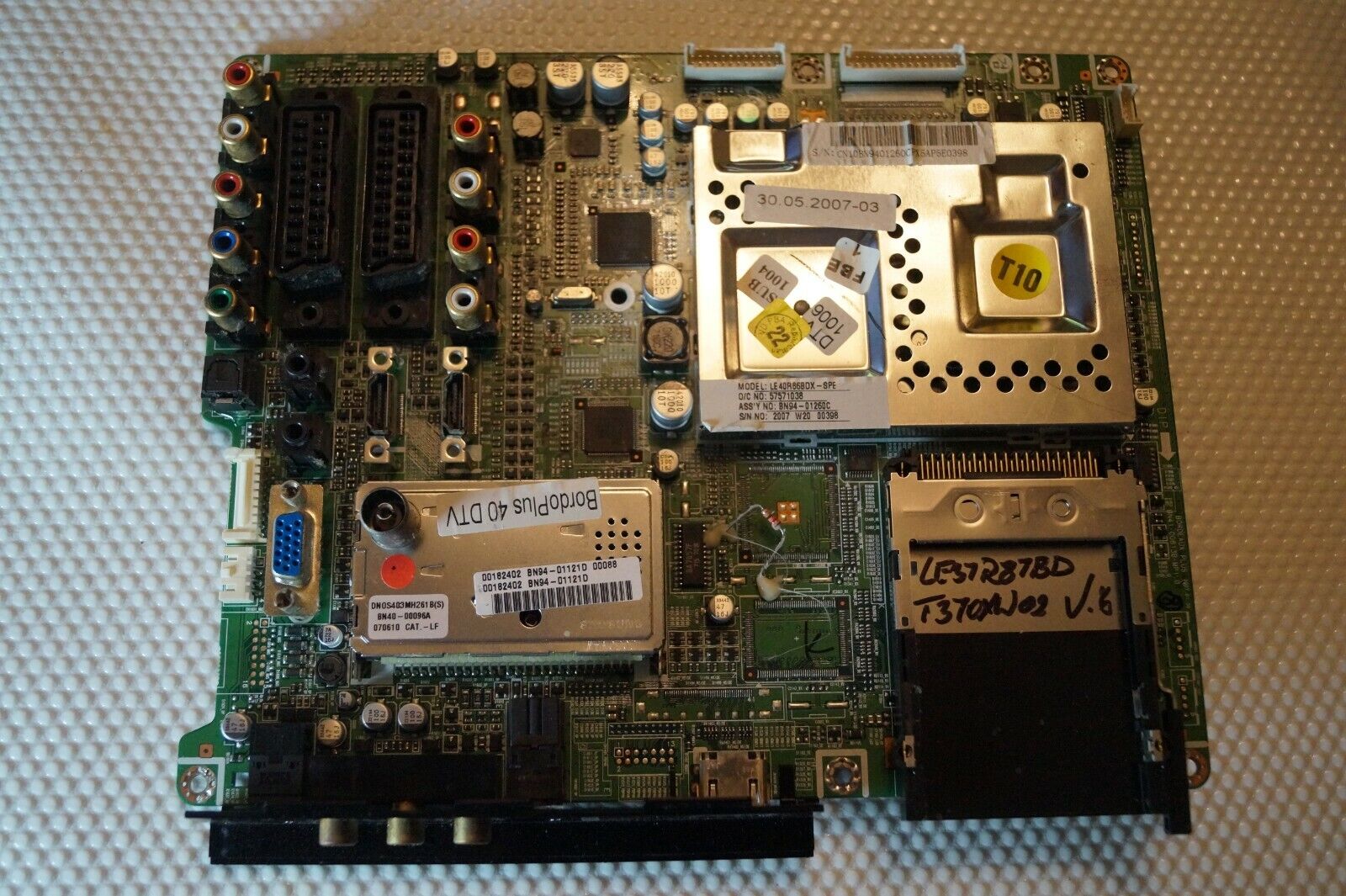 MAIN BOARD BN41-00813B BN94-01121D SAMSUNG LE37R87BD LE37R88BD TV, T370XW02 V.6