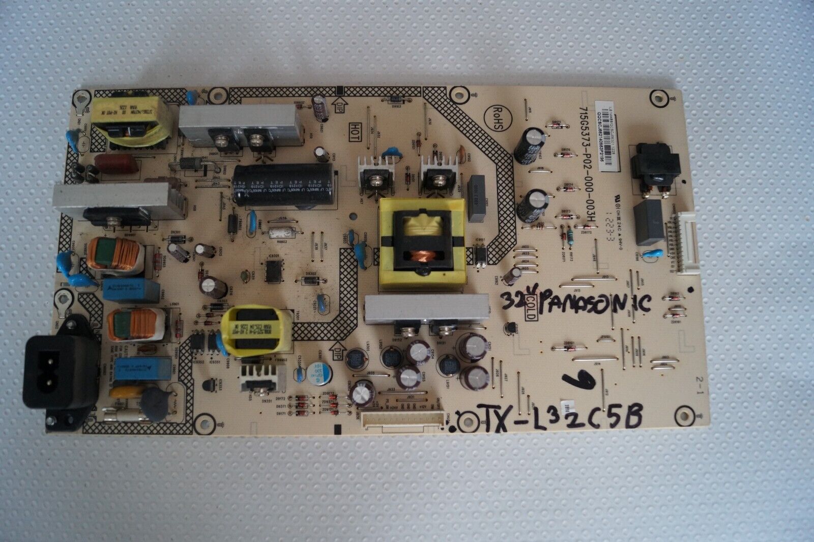 PSU POWER SUPPLY BOARD 715G5373-P02-000-003H FOR 32″ PANASONIC TX-L32C5B