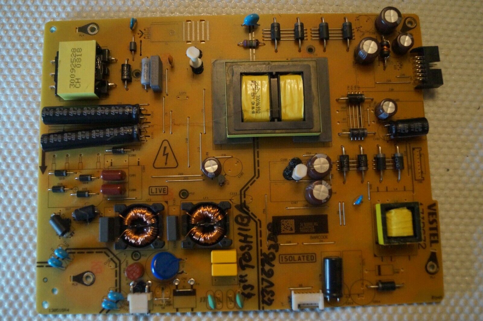 PSU POWER SUPPLY BOARD 17IPS72 23404977 FOR 43″ TOSHIBA 43V6763DB 43U5863DB TV