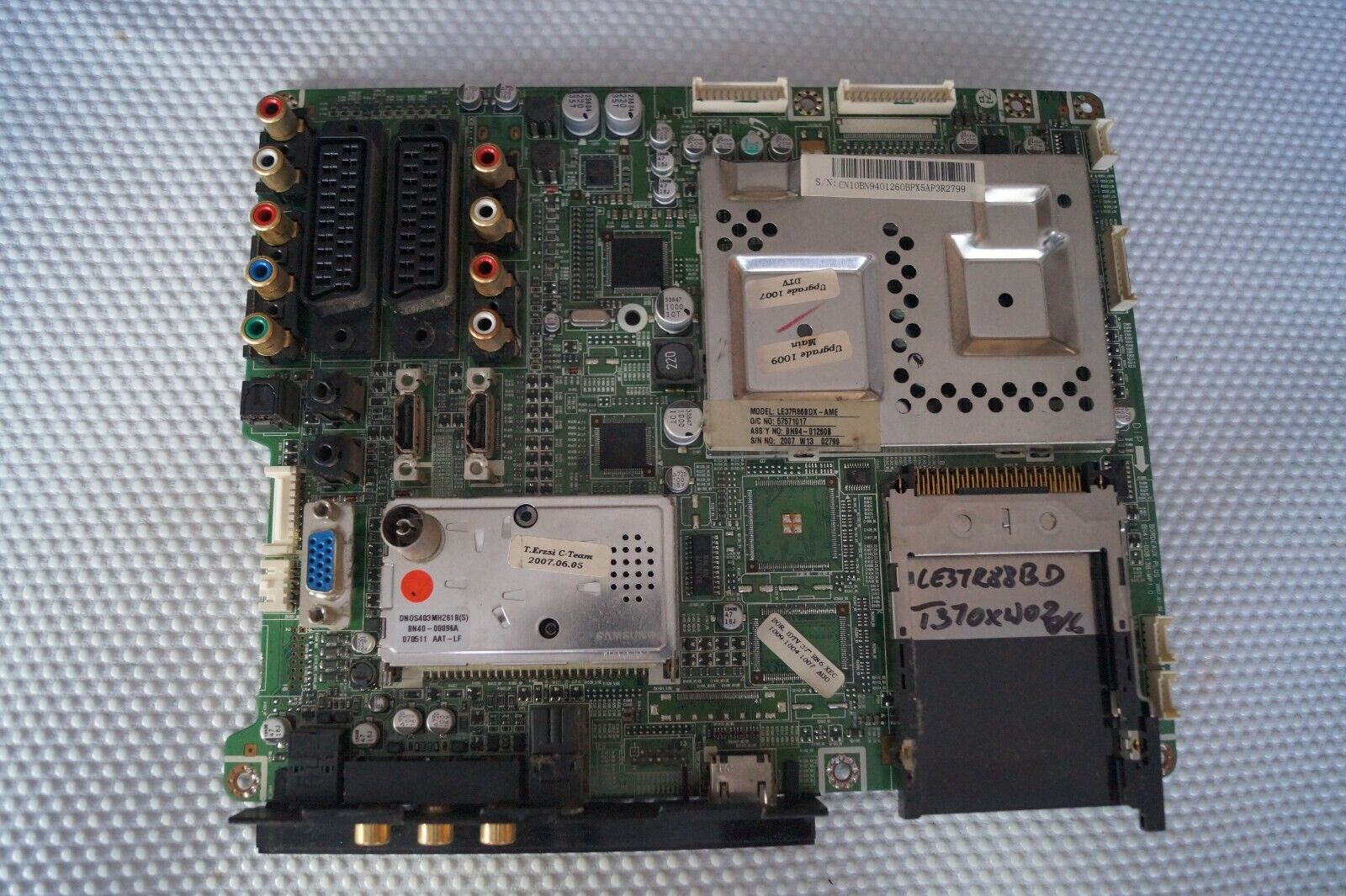 MAIN BOARD BN94-01260B BN41-00813E SAMSUNG LE37R88BD LE37R87BD TV, T370XW02 V.6