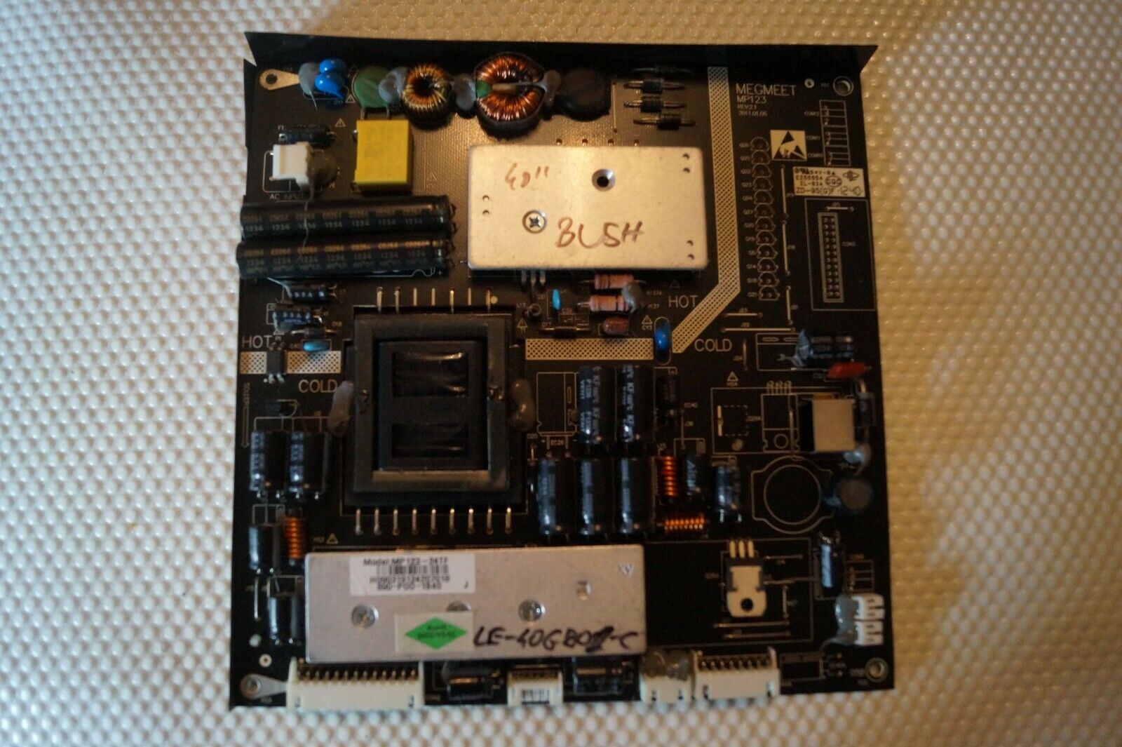 PSU POWER SUPPLY BOARD MP123-24TF FOR 40″ BUSH LE-40GB01-C LED TV