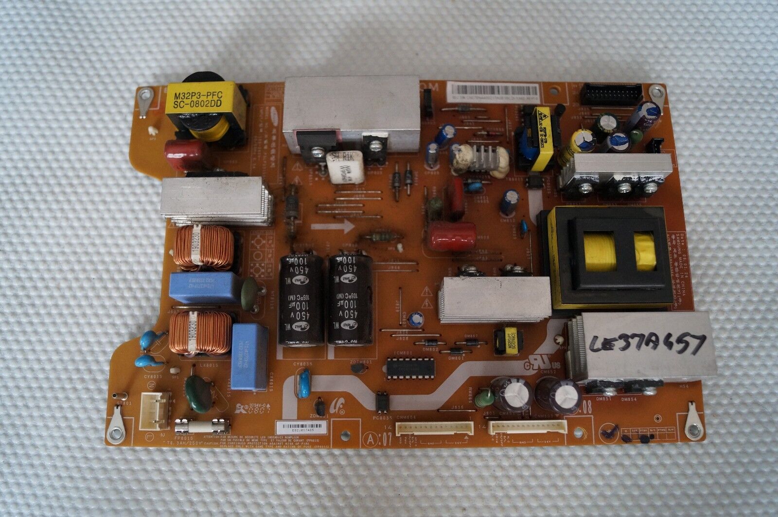 PSU POWER SUPPLY BOARD BN44-00217A FOR 37″ SAMSUNG LE37A456C2D LE37A457 LCD TV