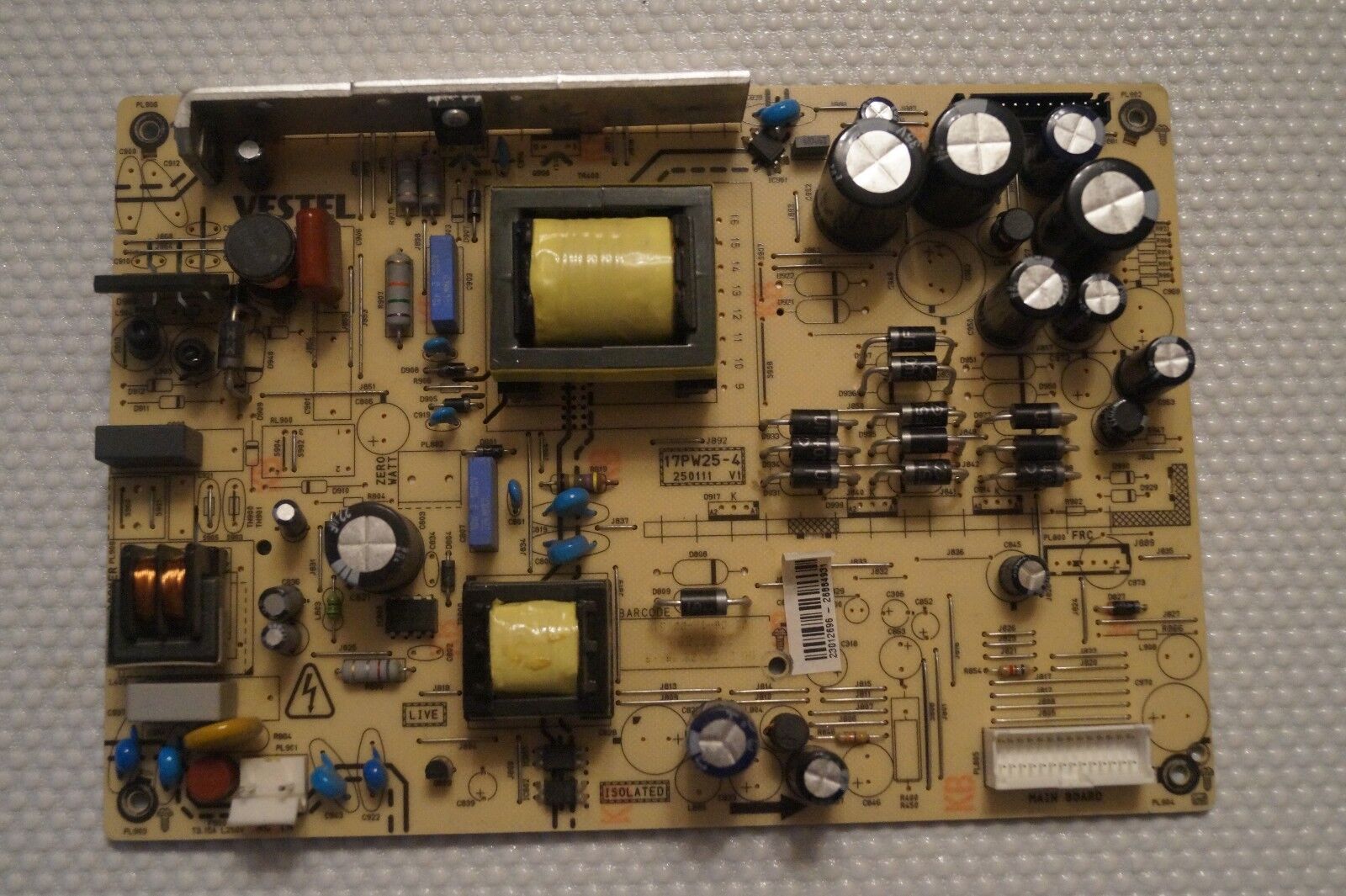 PSU POWER SUPPLY BOARD 17PW25-4 23012696 FOR 32″ ALBA LCD32947DVDHD LCD COMBO TV