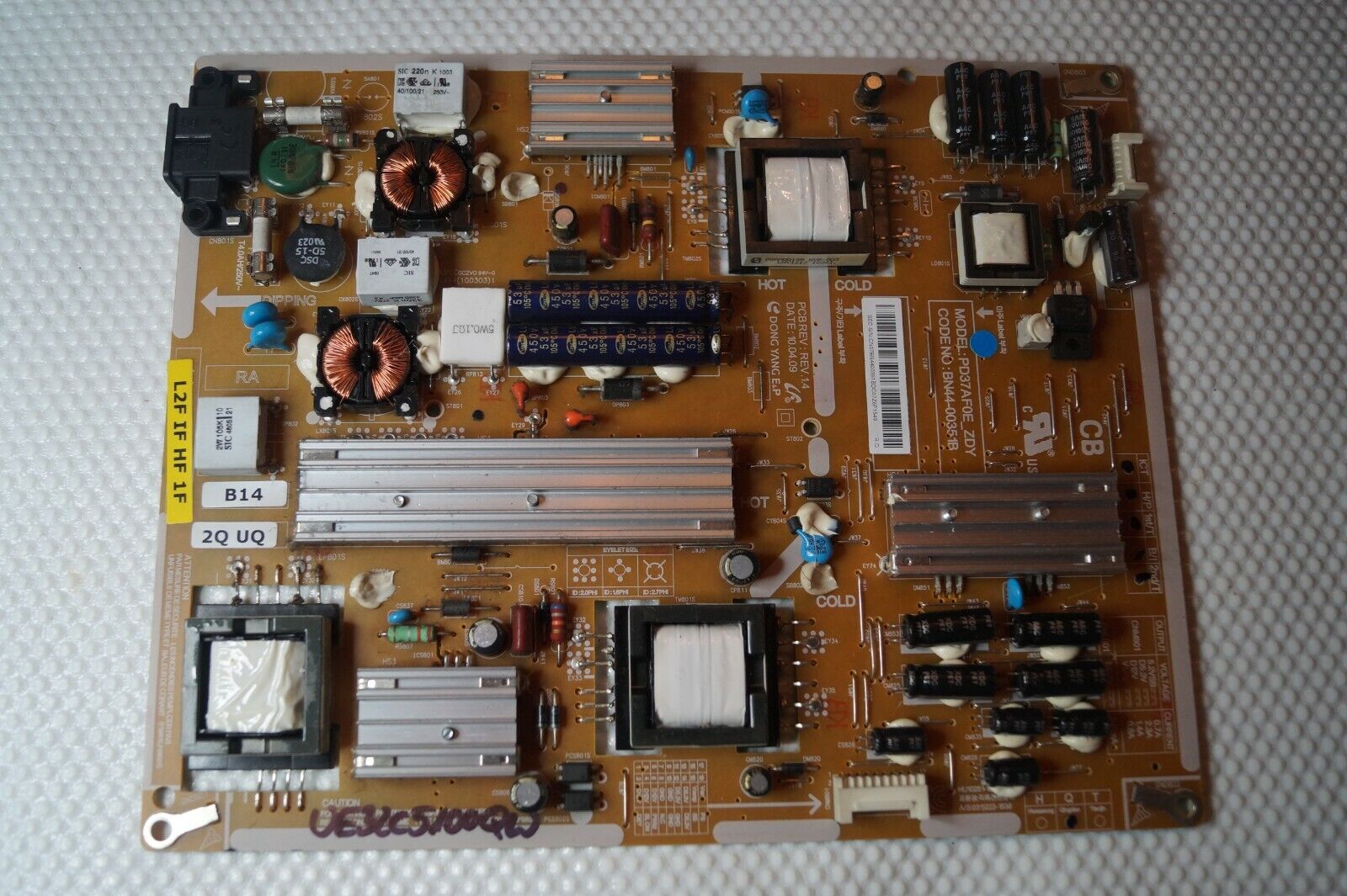 PSU POWER SUPPLY BOARD BN44-00351B FOR 32″ SAMSUNG UE32C5100QW LED TV