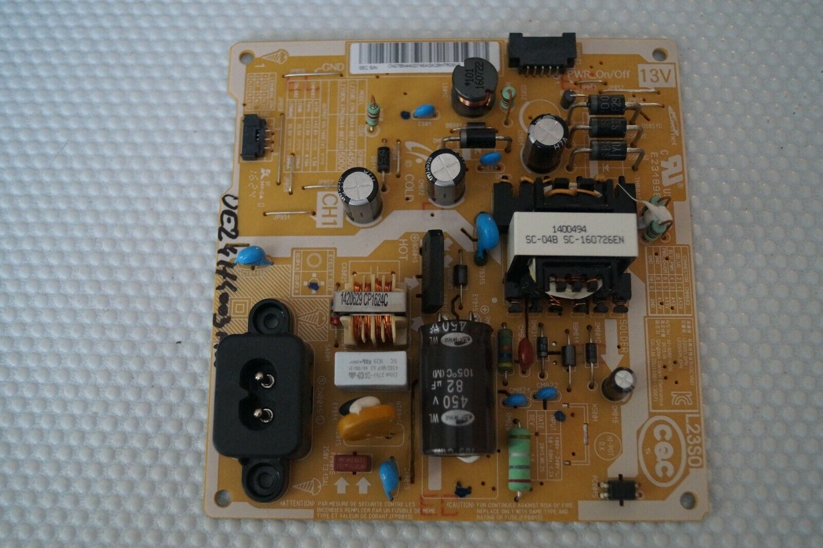 PSU POWER SUPPLY BOARD BN44-00746A FOR 24″ SAMSUNG UE24H4003AW LED TV
