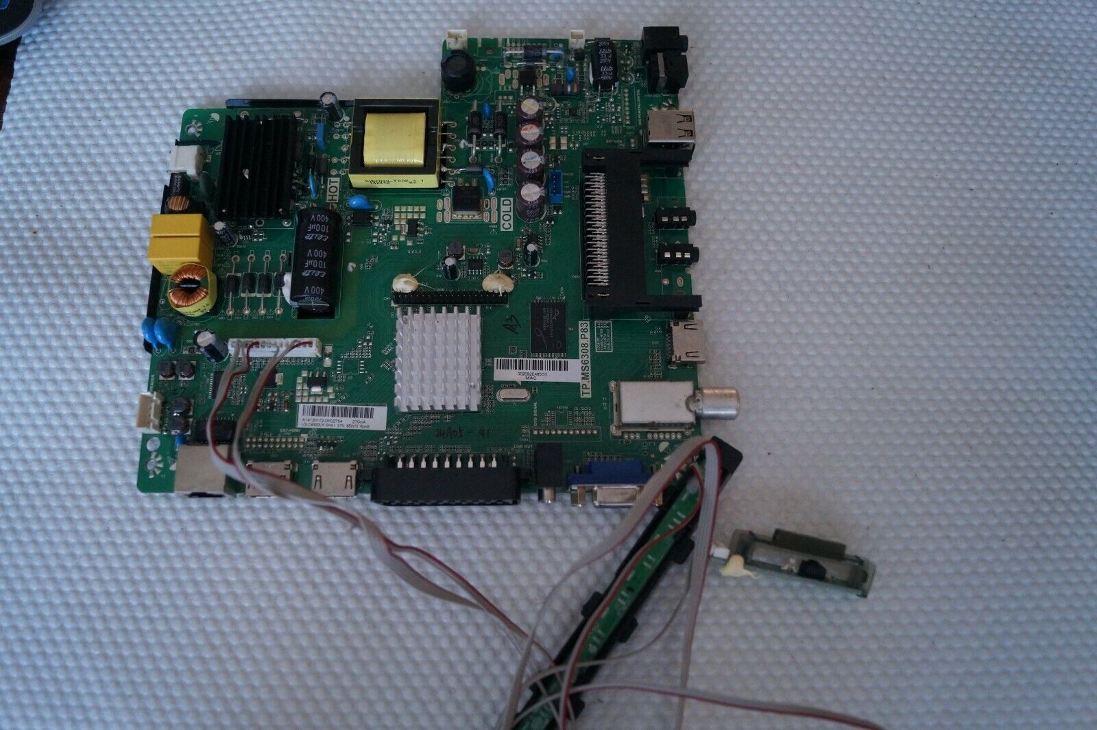 MAIN BOARD TP.MS6308.P83 FOR 43″ SEIKI SE43FO01UK LED TV, SCREEN: LC430DUY-SHA1