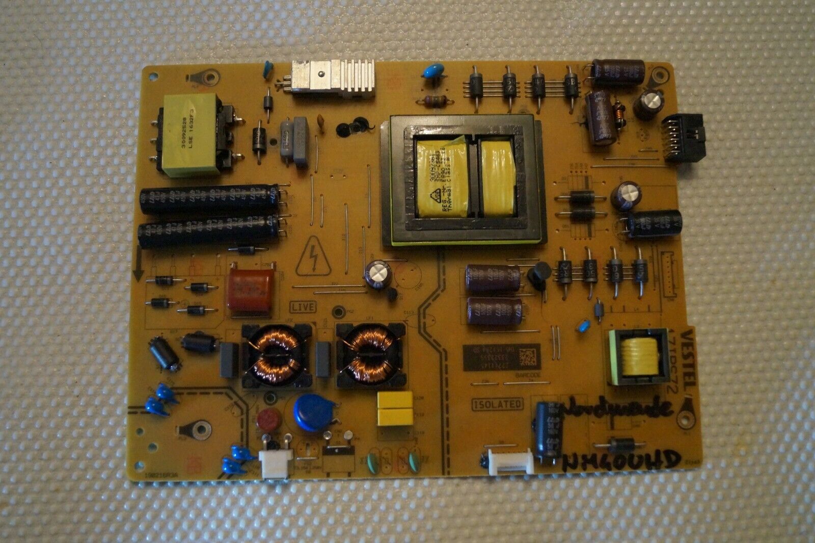 PSU POWER SUPPLY BOARD 17IPS72 FOR 40″ NORDMENDE NM40UHD TV, VES400QNDS-2D-N11