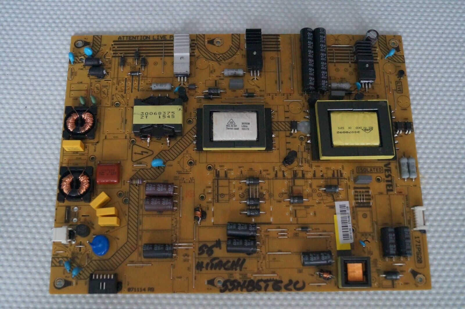 PSU POWER SUPPLY BOARD 17IPS20 27568517 FOR 55″ HITACHI 55HB6T62U LED TV