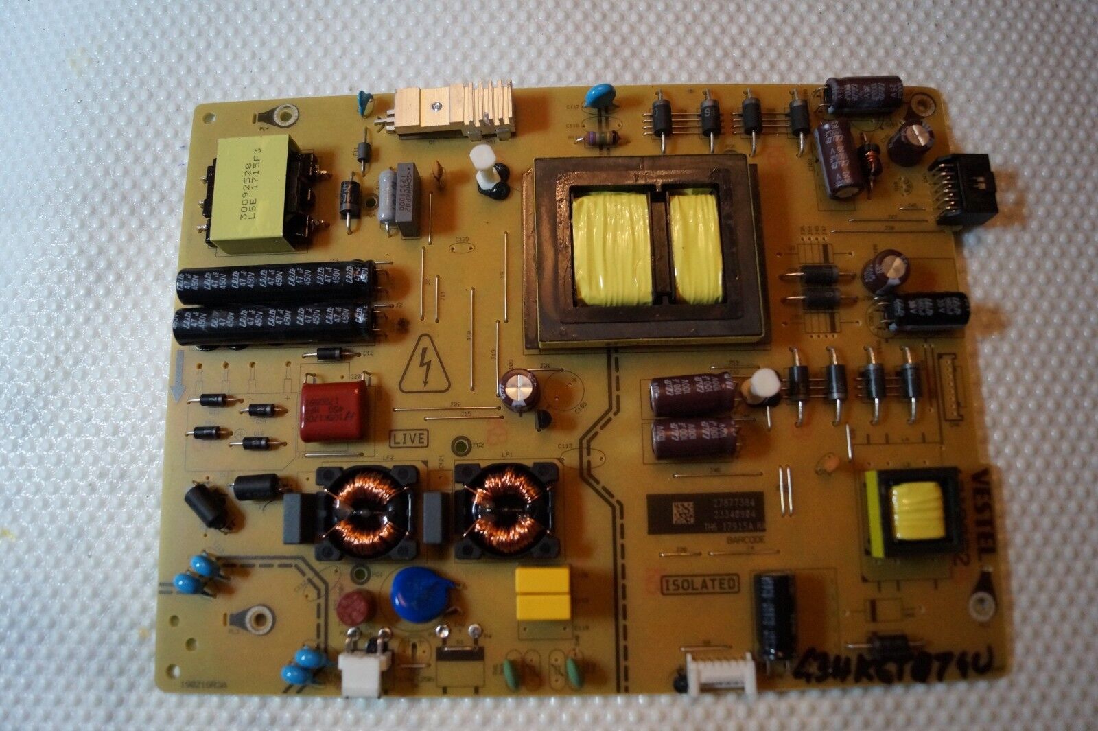 PSU POWER SUPPLY BOARD 17IPS72 23340904 FOR 43″ HITACHI 43HK6T74U LED SMART TV