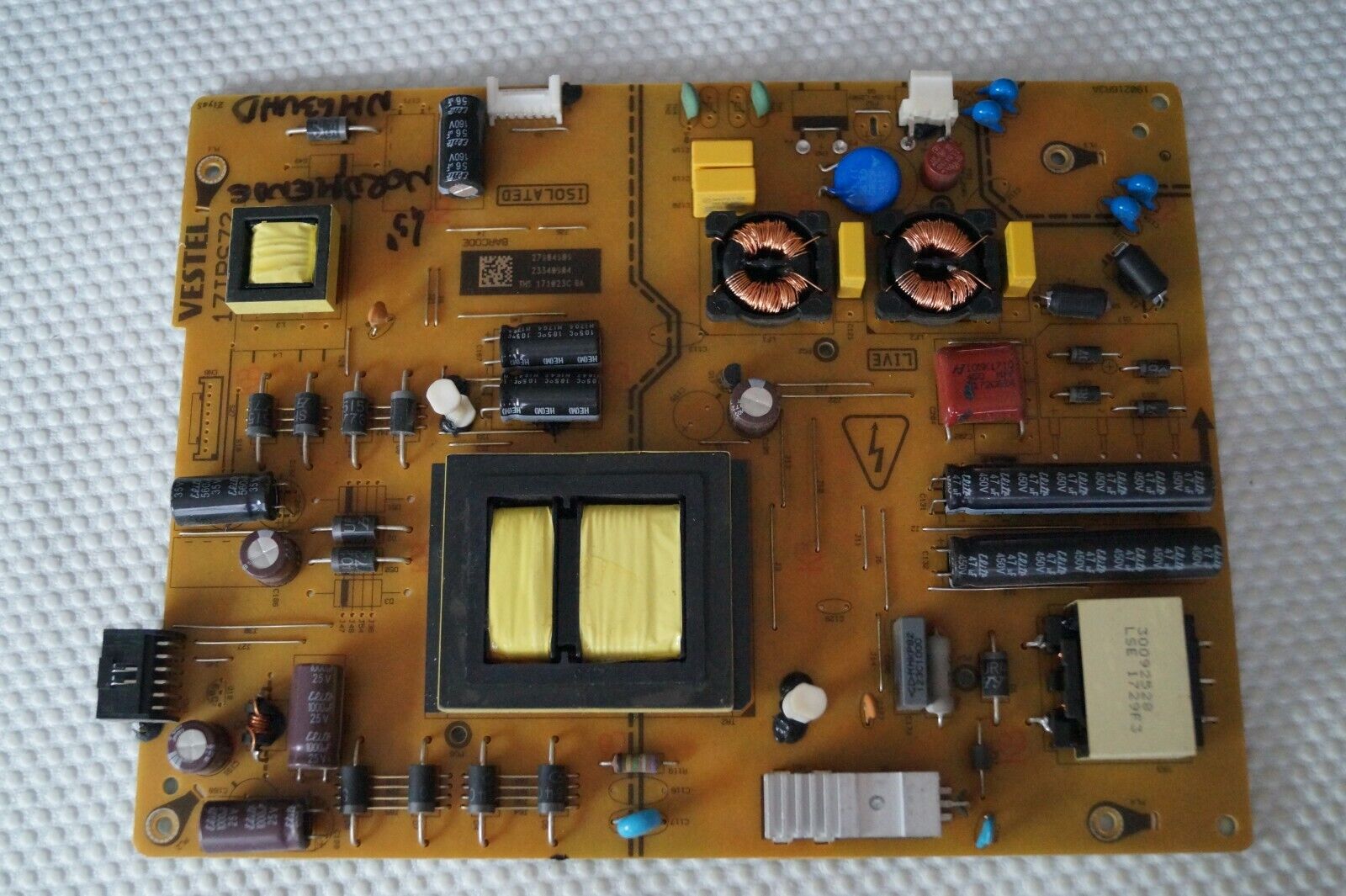 PSU POWER SUPPLY BOARD 17IPS72 23340904 FOR 43″ NORDMENDE NM43UHD LED TV