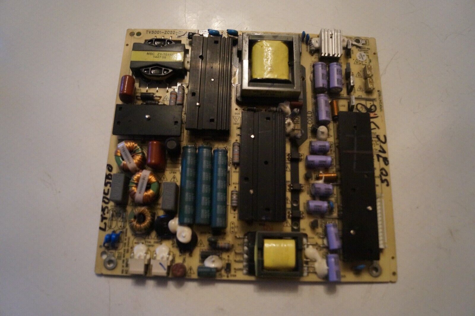 PSU POWER SUPPLY BOARD TV5001-ZC02-01 FOR 50″ JVC LT-50C550 LED TV