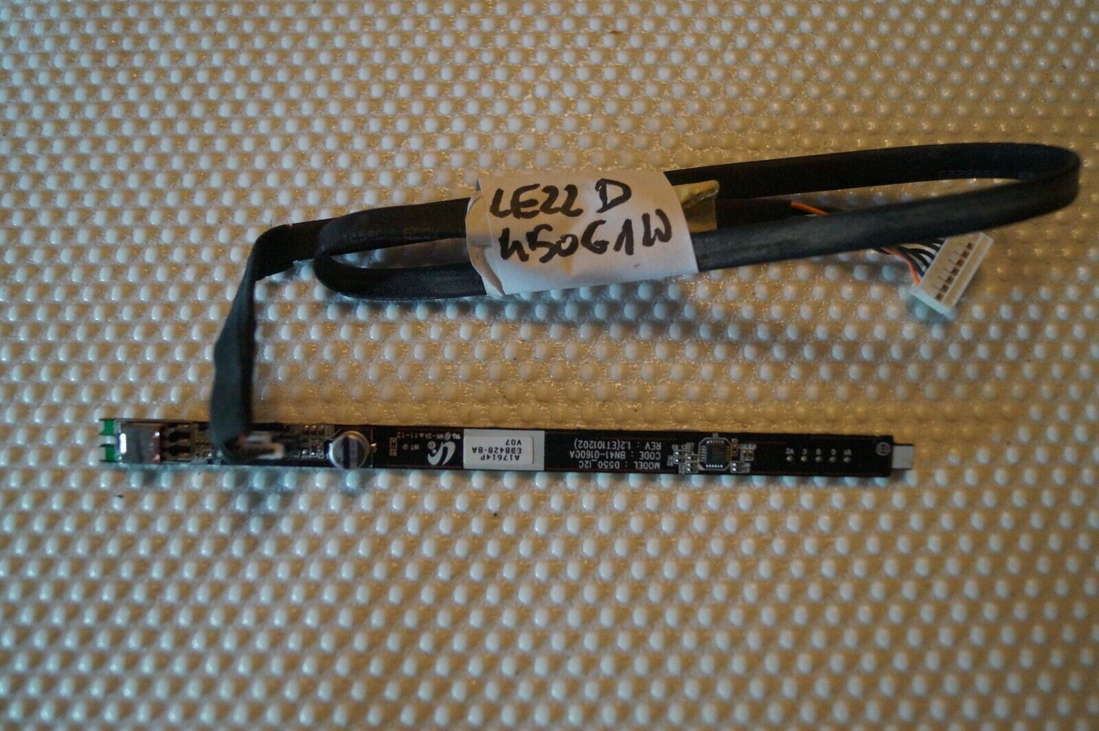 IR SENSOR / TOUCH BUTTONS BOARD BN41-01600A FOR 22″ SAMSUNG LE22D450G1W TV