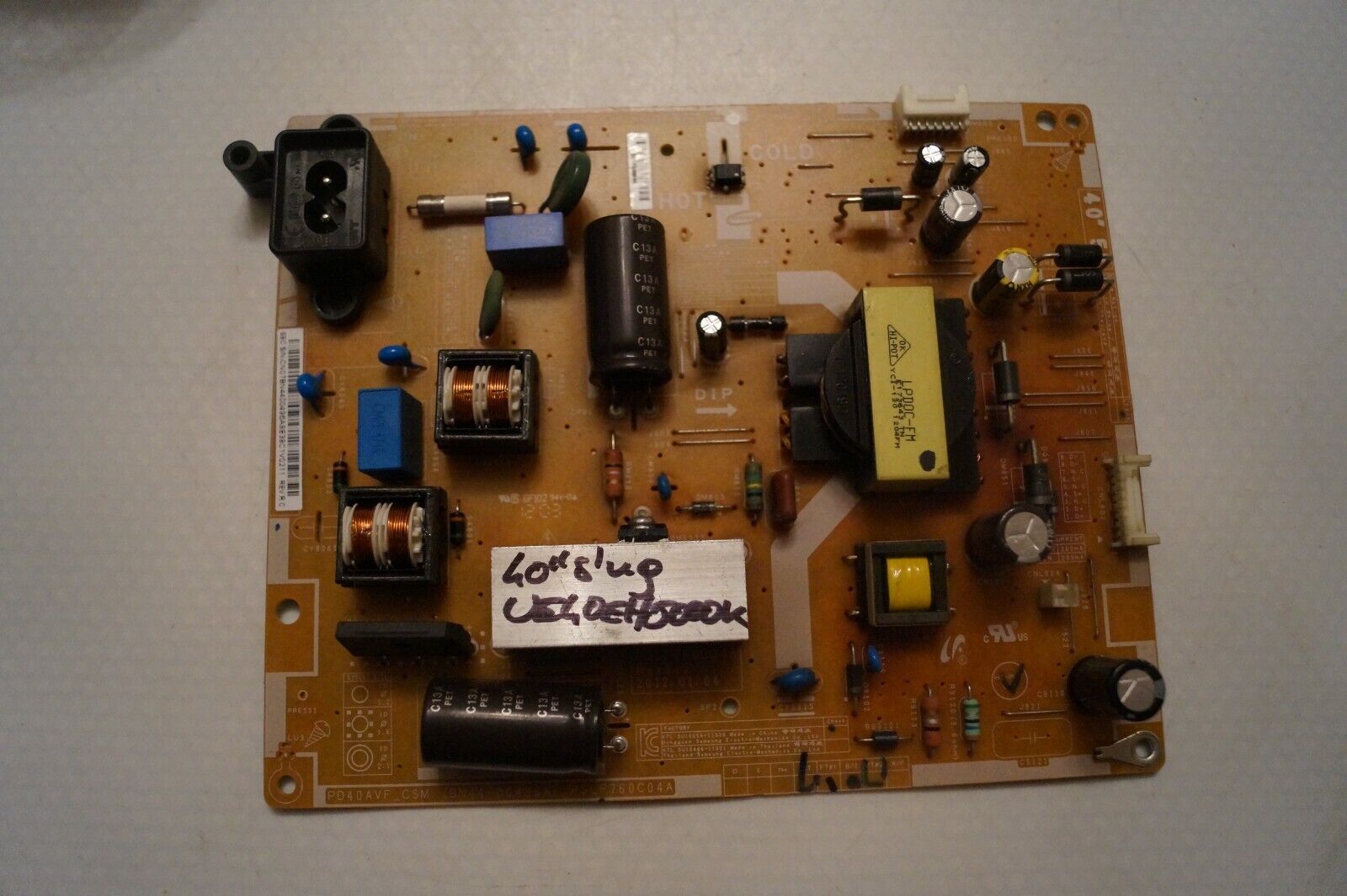 PSU POWER SUPPLY BOARD BN44-00496A FOR 40″ SAMSUNG UE40EH5000K LED TV , GENUINE