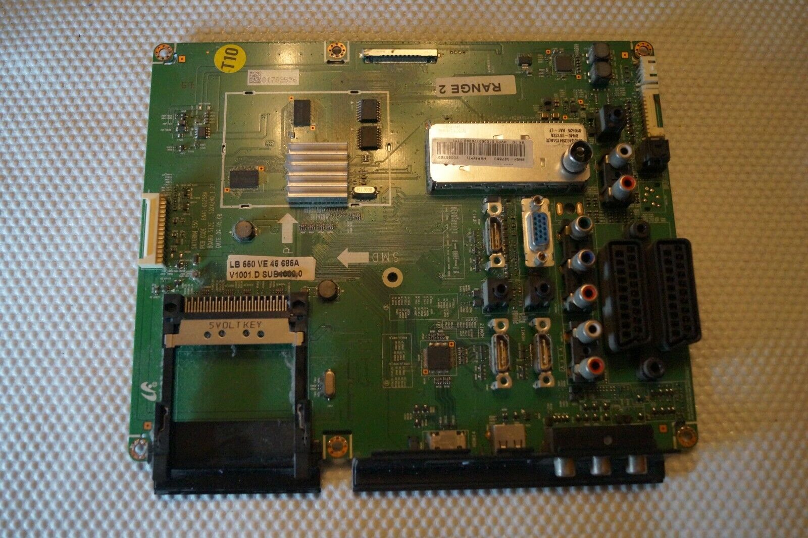 MAIN BOARD BN41-01258A BN94-02766U FOR 46″ SAMSUNG LE46B551A6W TV, LTF460HA05