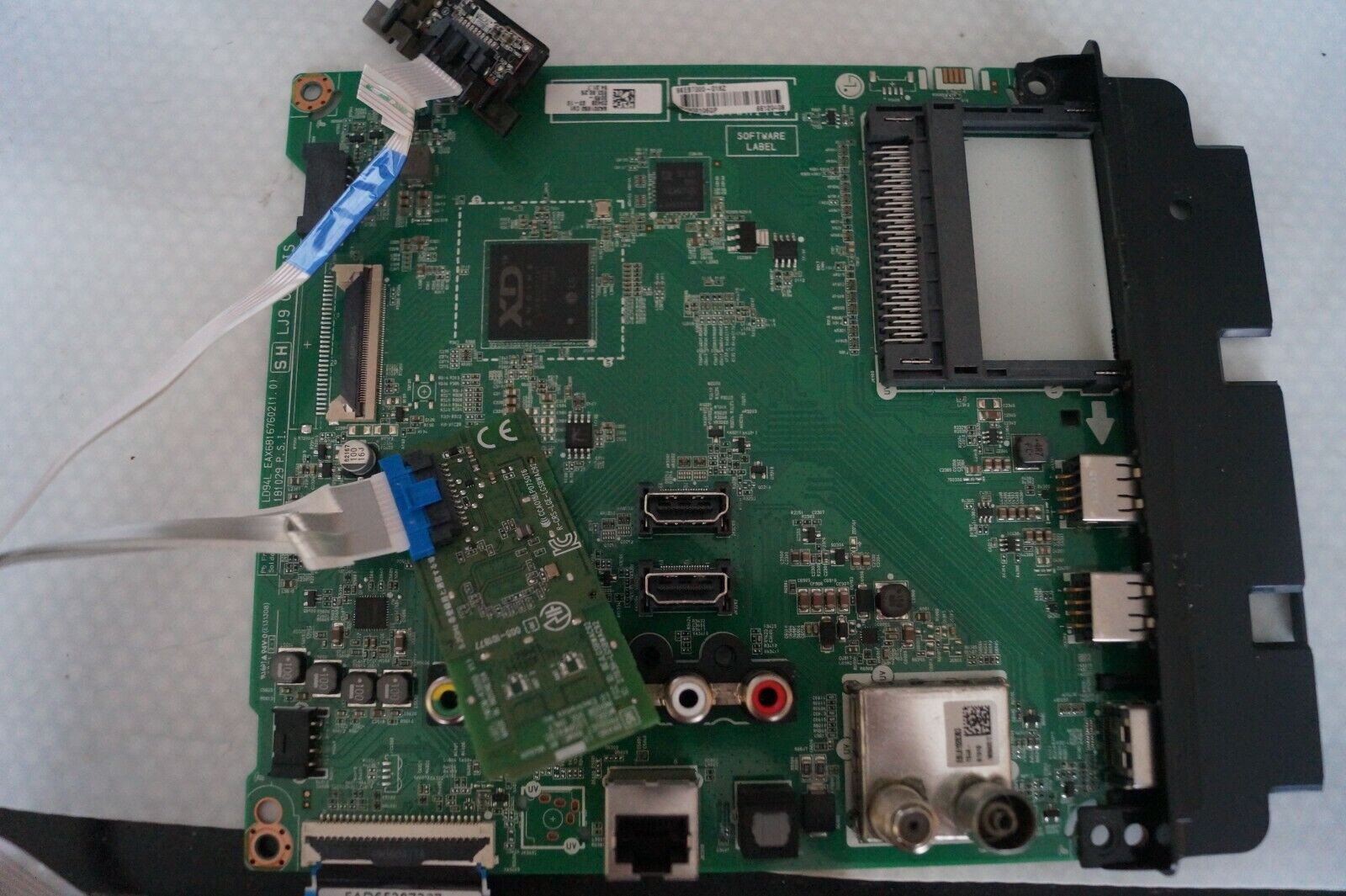 MAIN BOARD EAX68167602(1.0) EBT000-018Z  LG 43LM6300PLA TV, HC430DUN-SLXL1-A14X