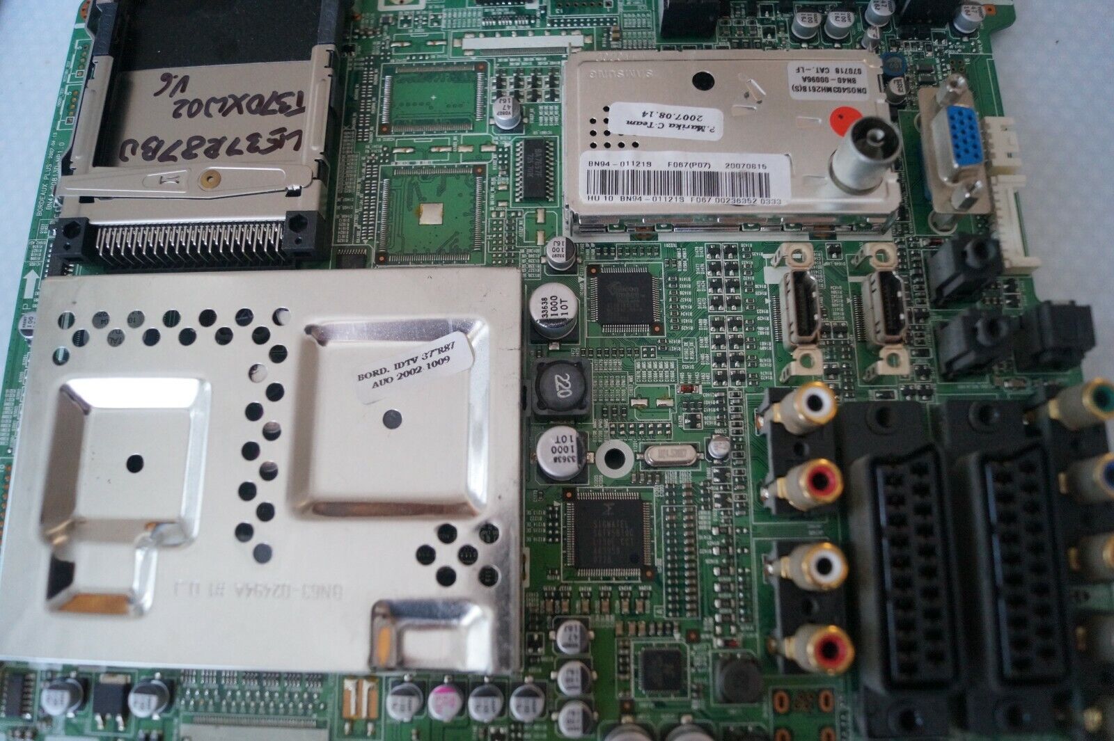 MAIN BOARD BN94-01121S BN41-00813D SAMSUNG  LE37R87BD TV, T370XW02 V.6