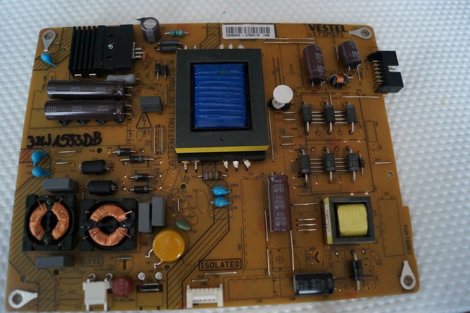 PSU POWER SUPPLY BOARD 17IPS71 23225249 FOR 32″ TOSHIBA 32W1533DB LED TV