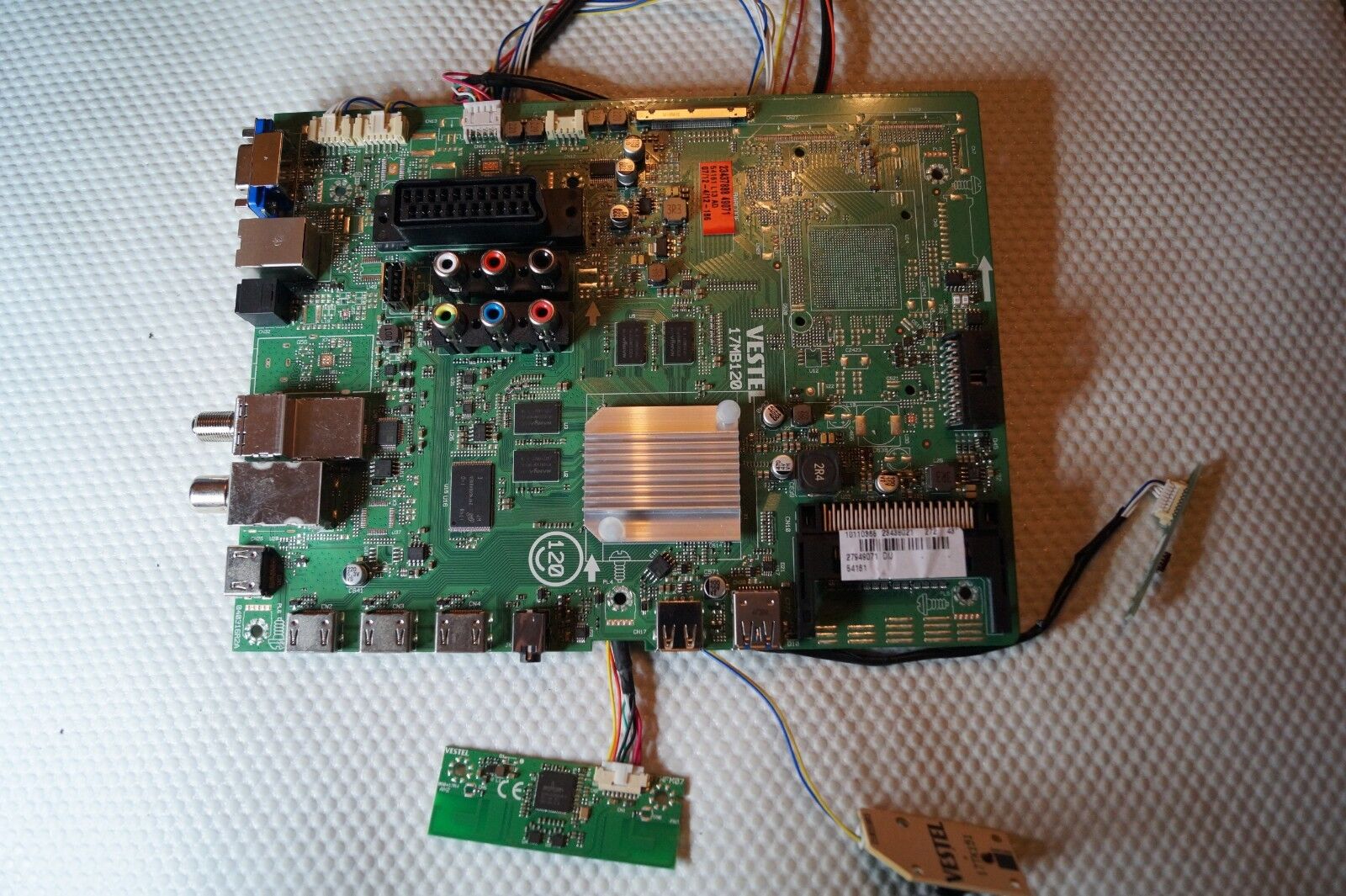 MAIN BOARD 17MB120 23438021 FOR 43″ TOSHIBA 43U5766DB LED TV, VES430QNDL-2D-U11