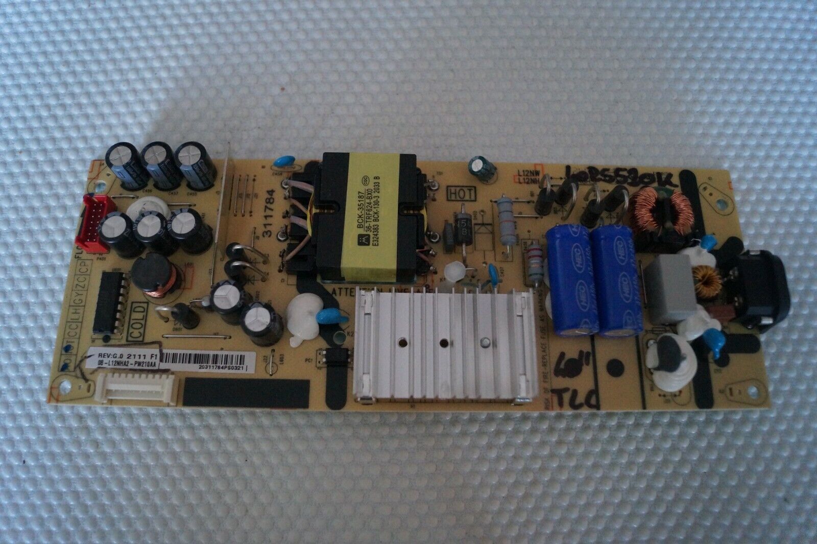 PSU POWER SUPPLY BOARD 08-L12NHA2-PW210AA FOR 40″  TLC 40RS520AK