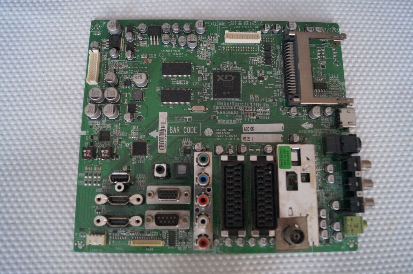 MAIN BOARD EAX40150702(3) FOR 32″ LG 32LG3000 LCD TV, SCREEN: LK315T3LZ94