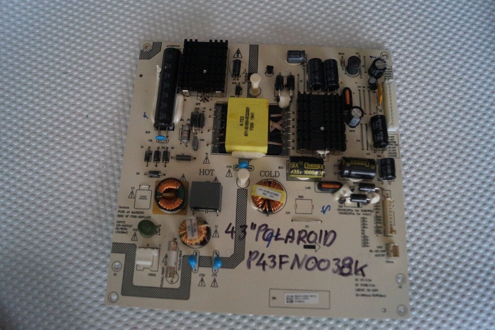 PSU POWER SUPPLY BOARD  FOR 43″ POLAROID P43FN0038K