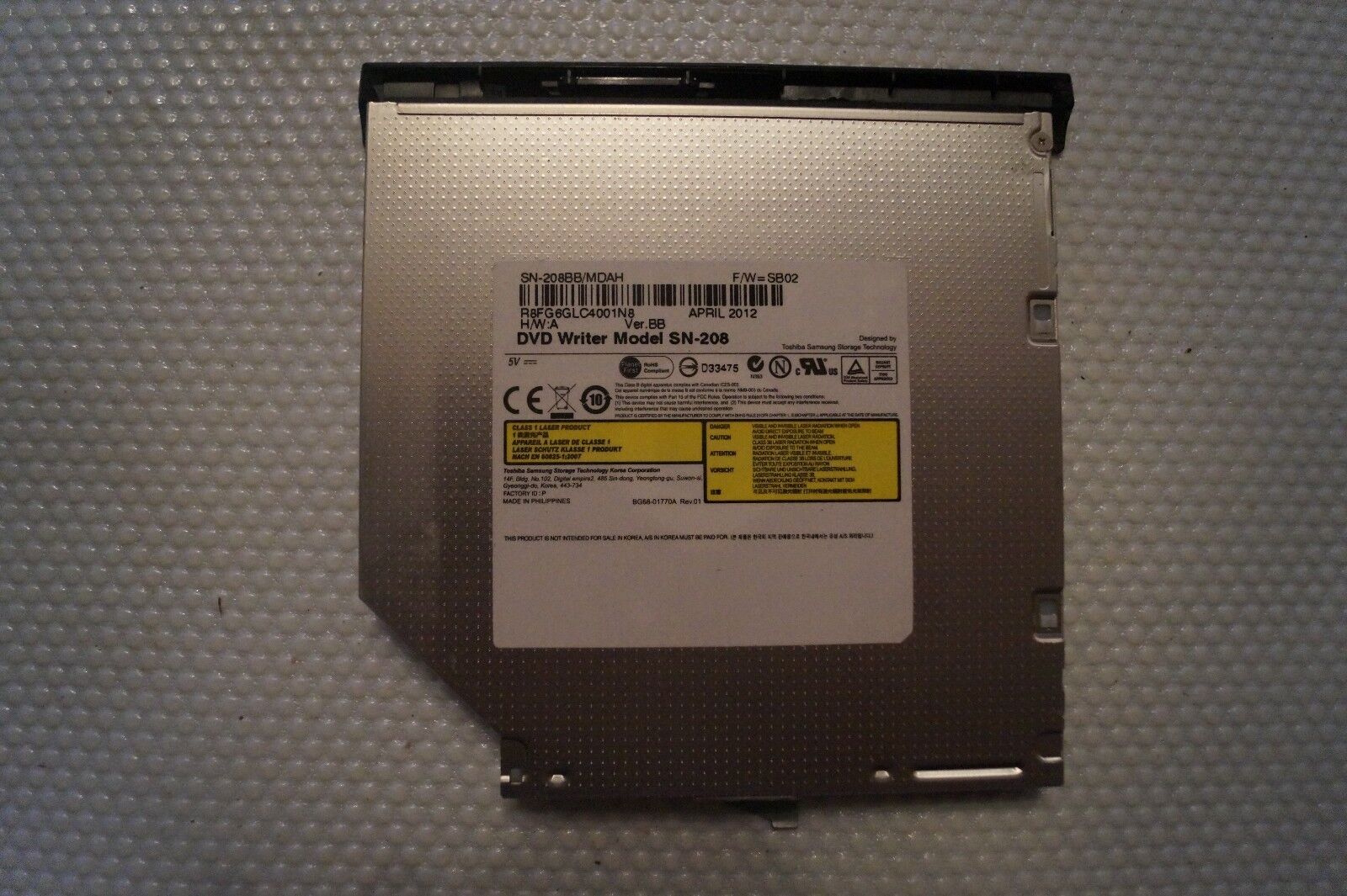 DVD OPTICAL DRIVE SN-208 FOR 15.6″ MEDION AKOYA E6228 LAPTOP GENUINE