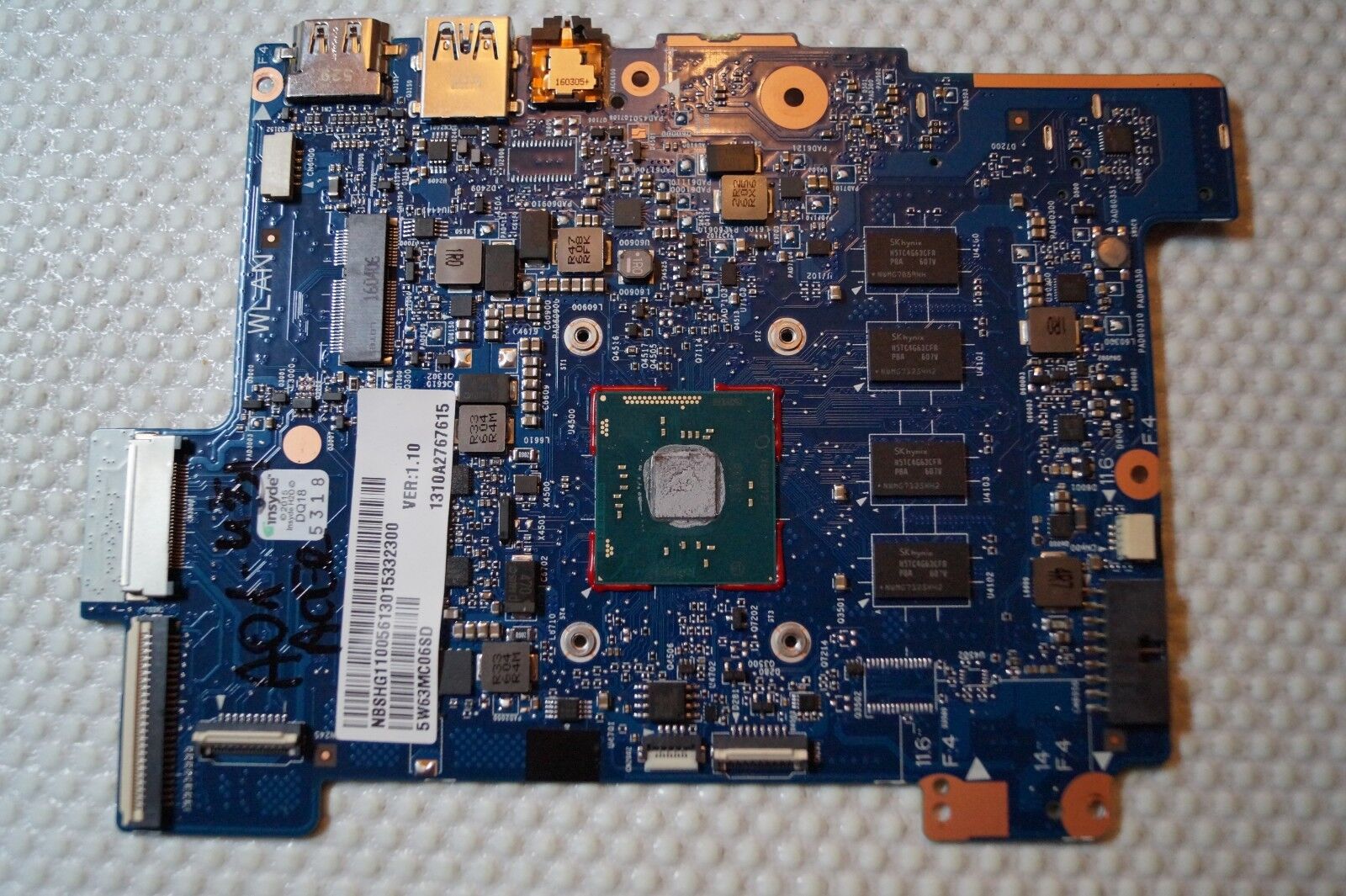 Acer Aspire Cloudbook 14 Laptop Genuine motherboard 1310a2767615 FAULTY! DEAD