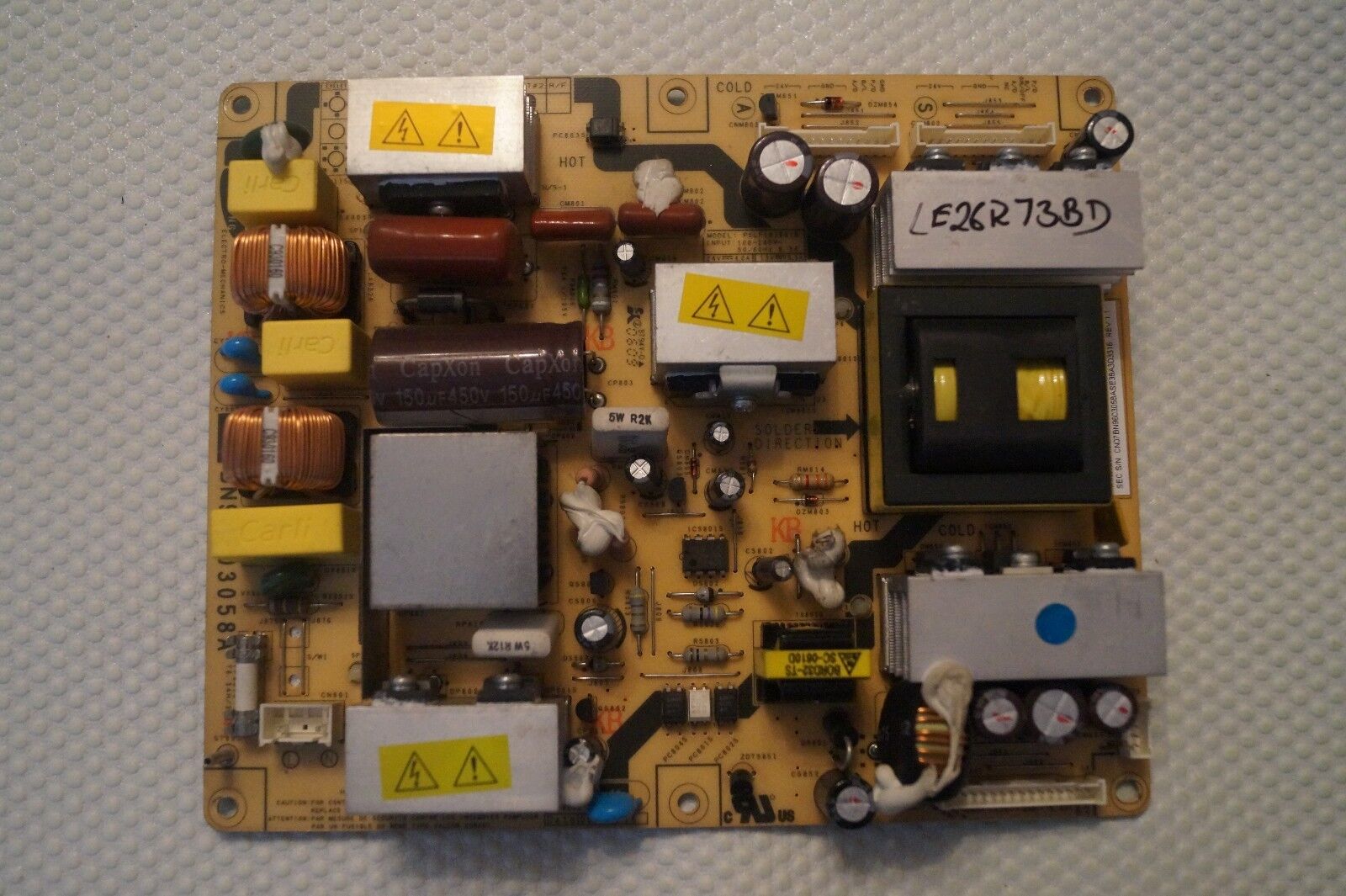 PSU POWER SUPPLY BOARD BN96-03058A FOR SAMSUNG LE26R73BD LE27S73BD LCD TV