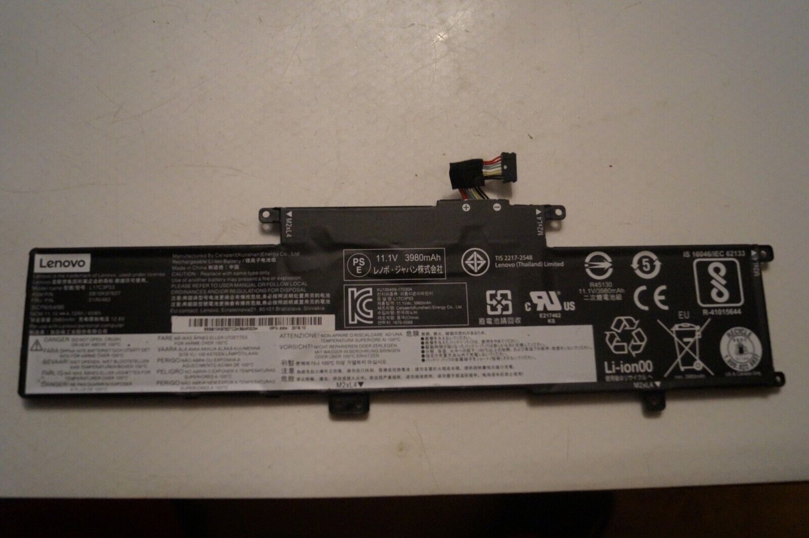 Laptop Battery for Lenovo ThinkPad L380 L390 YOGA L17C3P53 01AV483 GENUINE