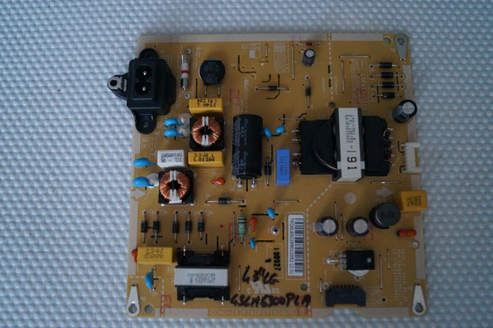 PSU 43LM6300PLA POWER SUPPLY BOARD EAX68210401(1.8) EAY65228901 FOR 43″ LG TV