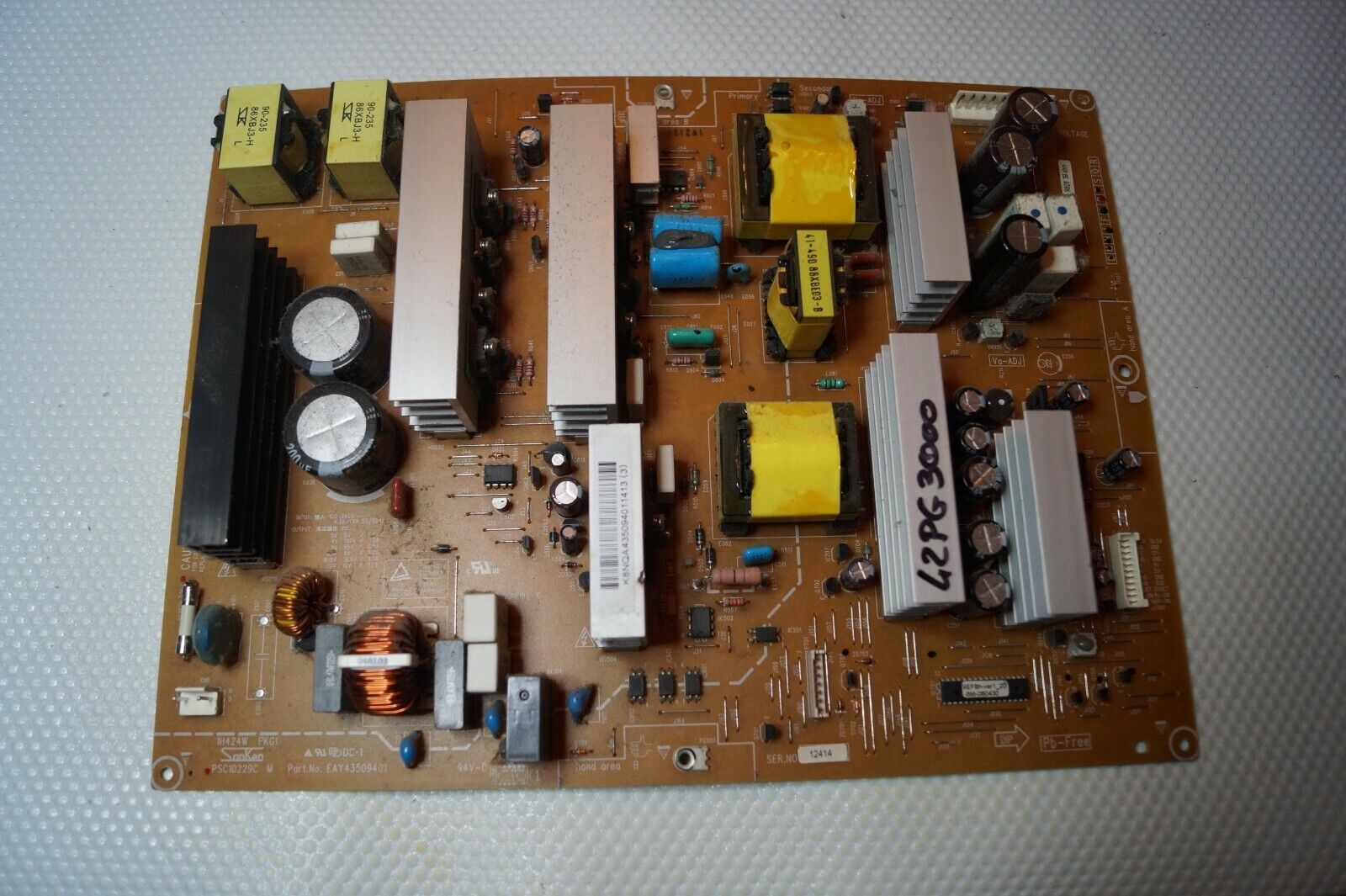 PSU POWER SUPPLY BOARD EAY43509401 PSC10229C M FOR 42″ LG 42PG3000 PLASMA TV