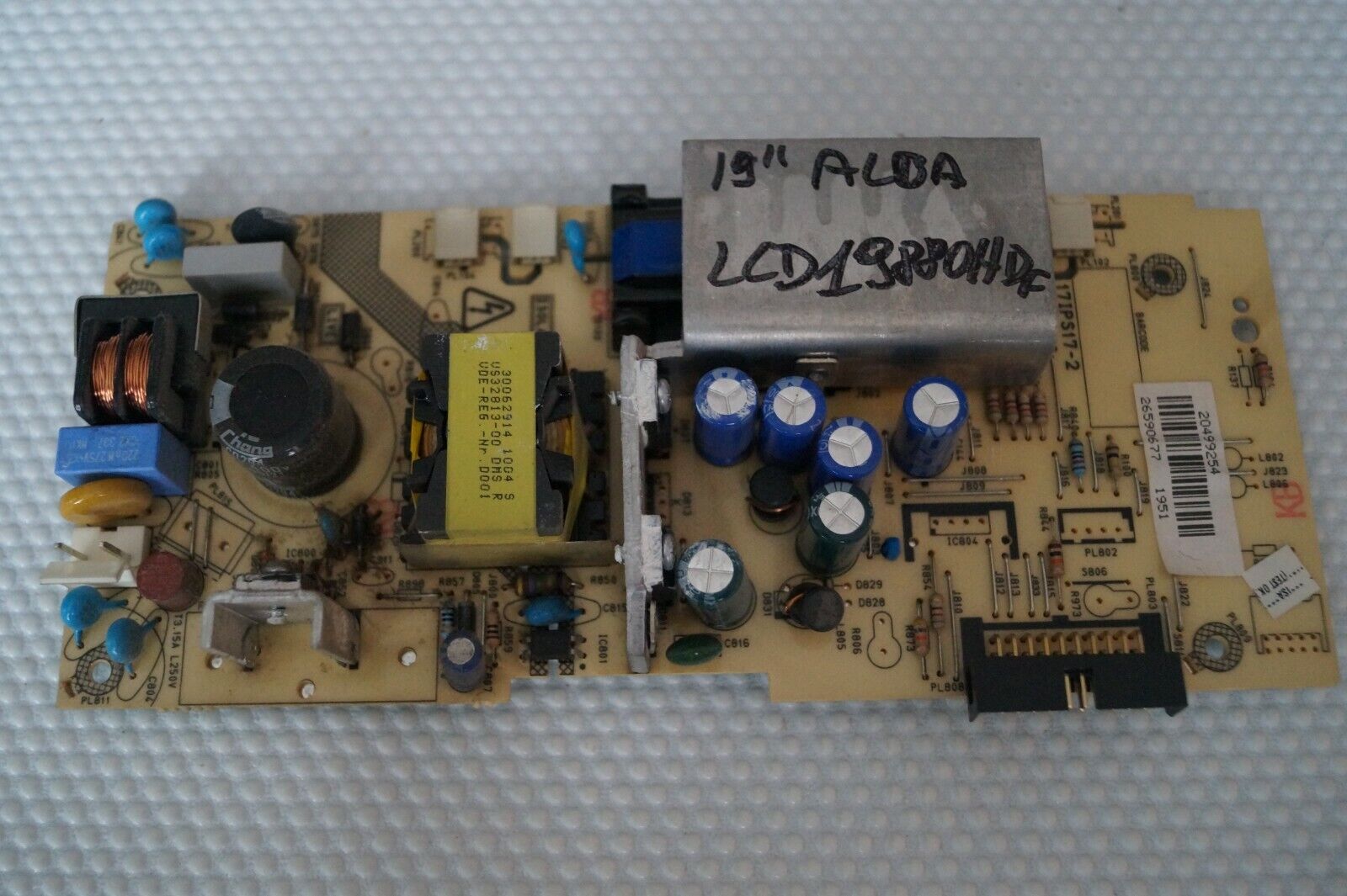 PSU POWER SUPPLY BOARD 17IPS17-2 20499254 FOR 19″ ALBA LCD19880HDF LCD TV