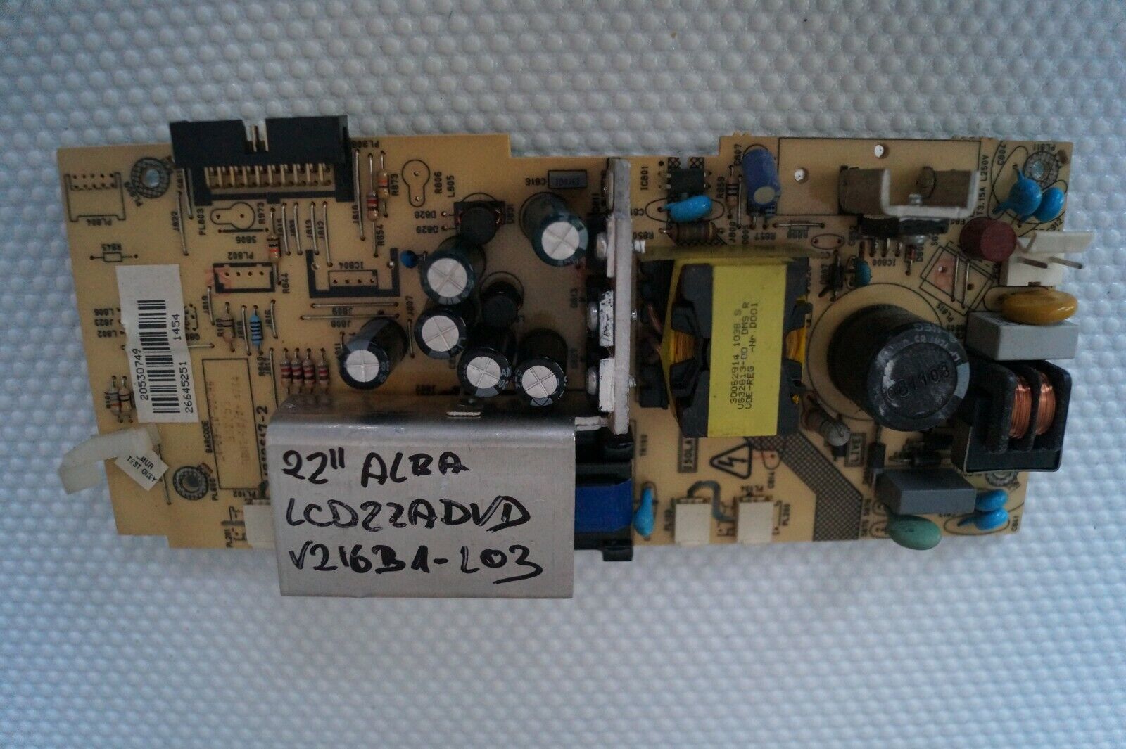 PSU POWER SUPPLY BOARD 17IPS17-2 20530749 FOR 22″ ALBA LCD22ADVD TV, V216B1-L03