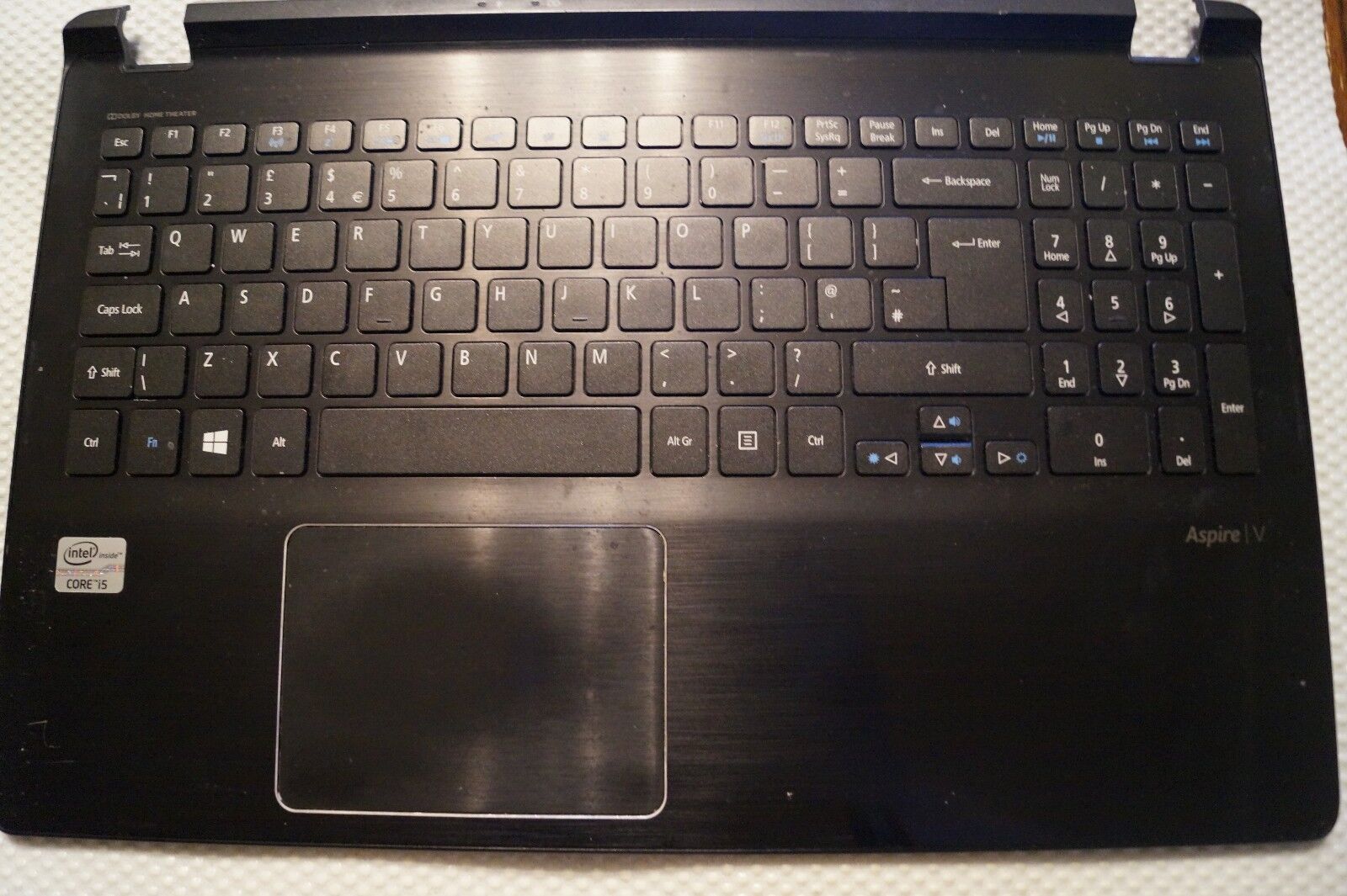 PAMREST WITH KEYBOARD AEZRKE00010 & TOUCHPAD FOR 15.6″ ACER ASPIRE v7-581 ZRK