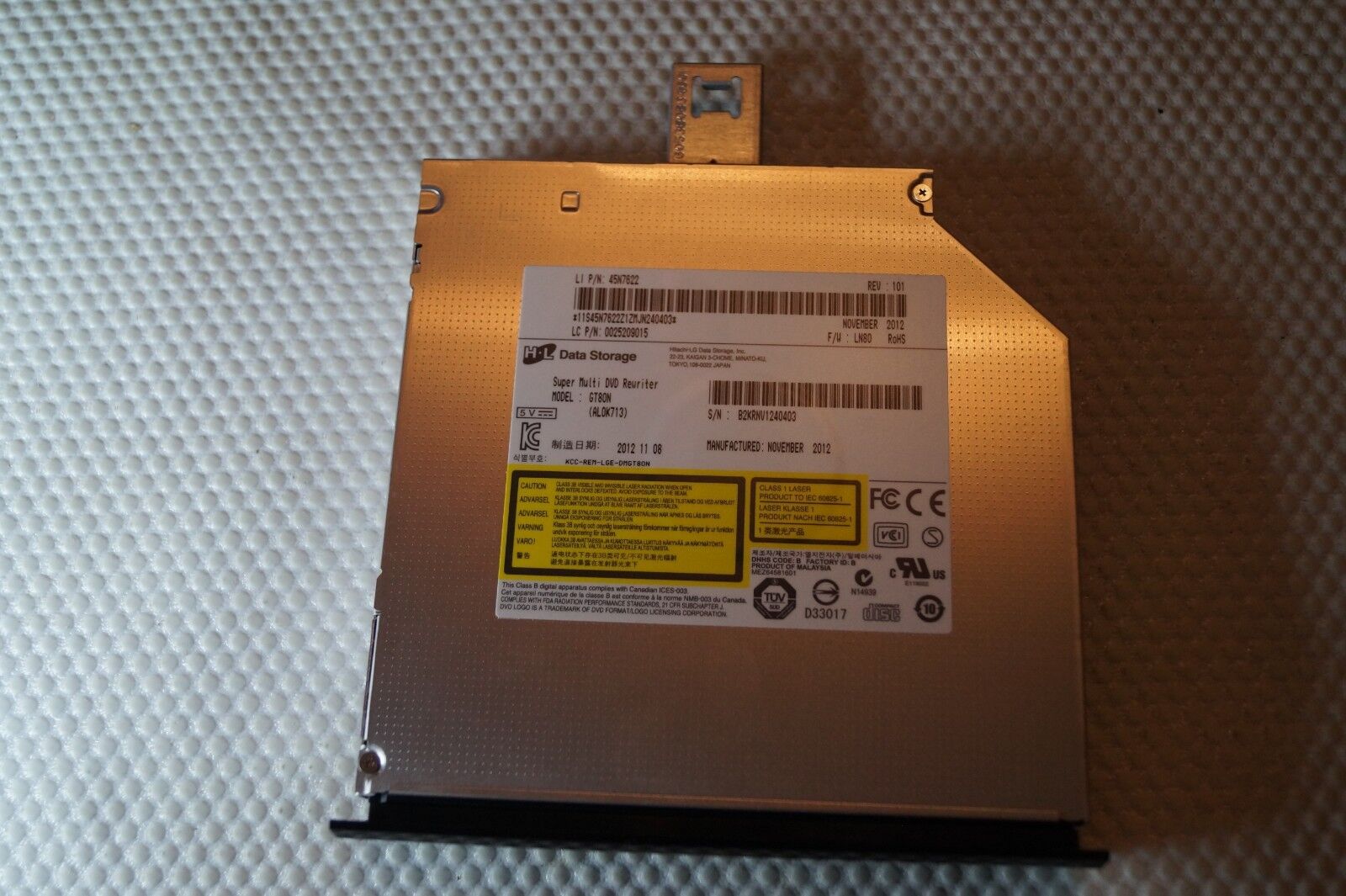 DVD GT80N OPTICAL DRIVE 45N7622 FOR 21.5″ Lenovo IdeaCentre B340 AiO PC